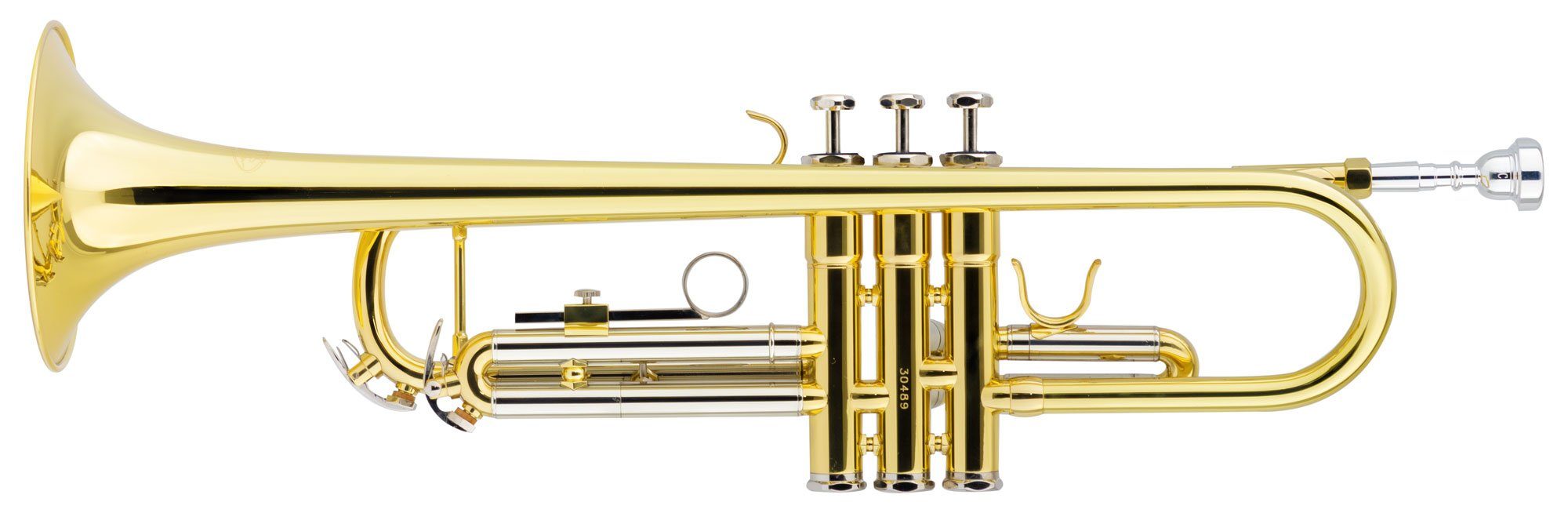 Classic Cantabile Bb-Trompete TR-40ML Trompete, (inkl. Koffer & Mundstück), ML-Bohrung, Mundrohr: Goldmessing, Schallbecher: 125 mm