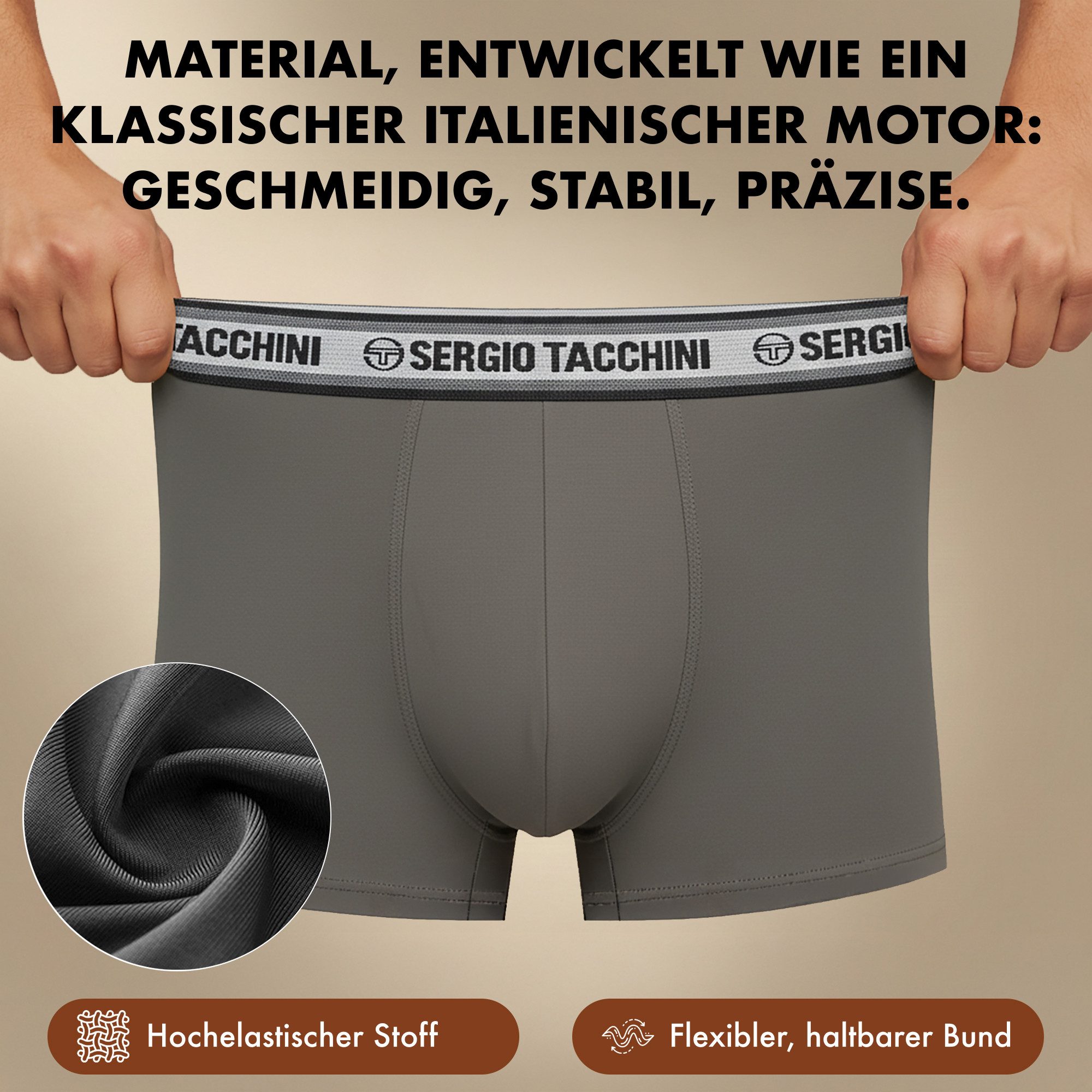 Ovatics Empowering Innovation Boxershorts Sergio Tacchini Herren 12er Set – Riviera Drive Collection