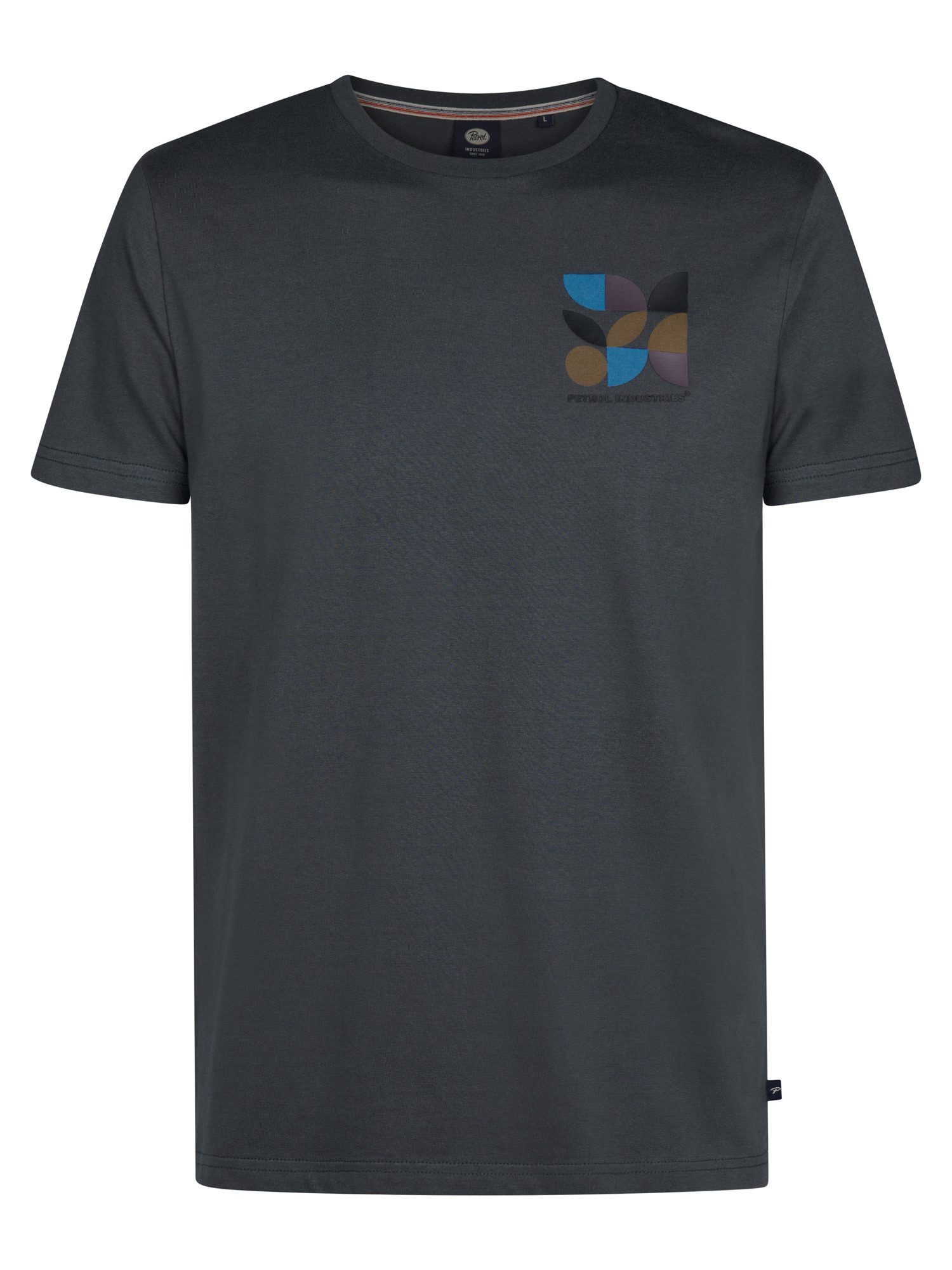 Petrol Industries T-Shirt - stilvolles Kurzarmshirt mit Front- und Backprin günstig online kaufen