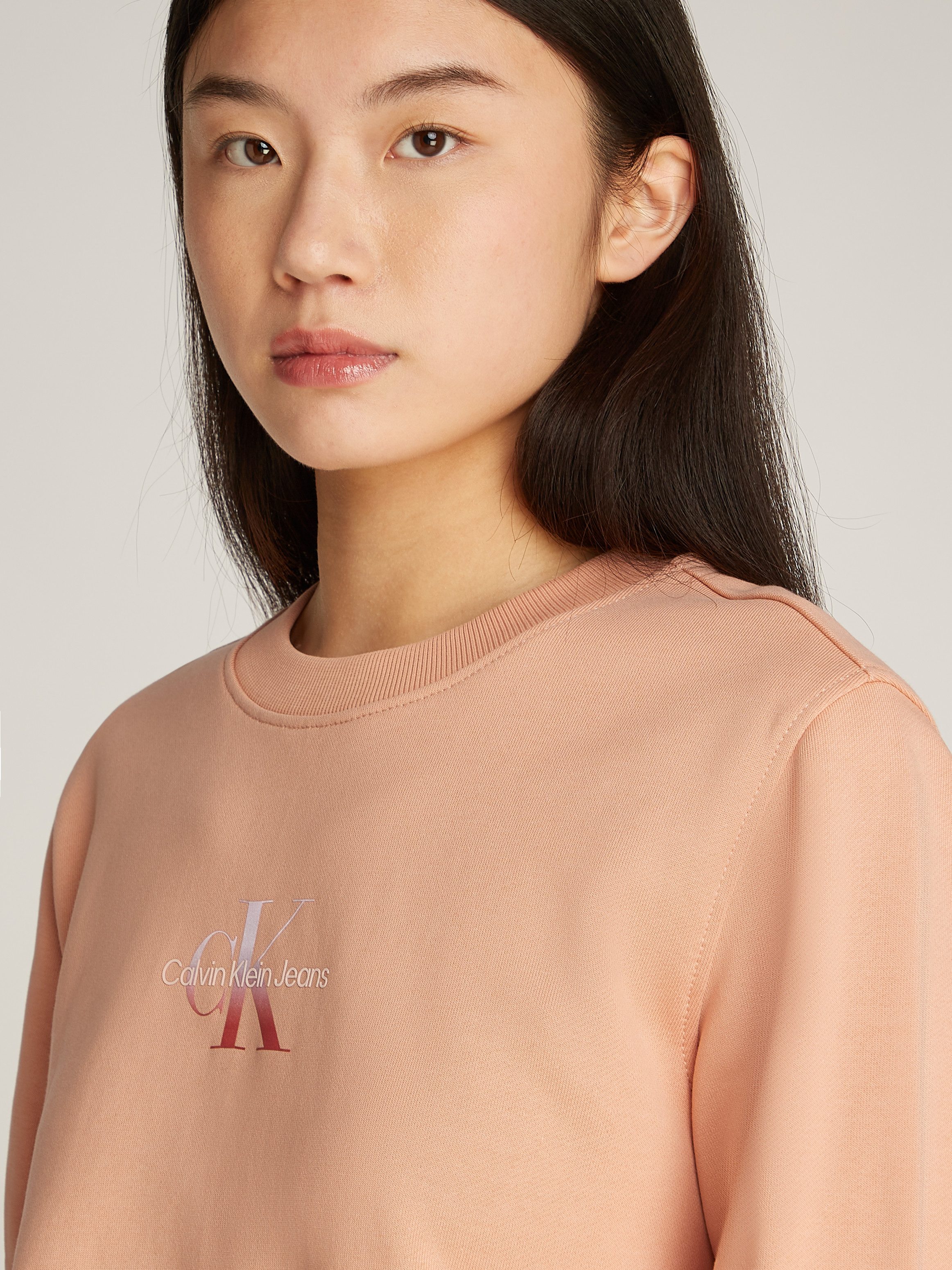 Calvin Klein Jeans Sweatshirt GRADIENT MONOLOGO günstig online kaufen