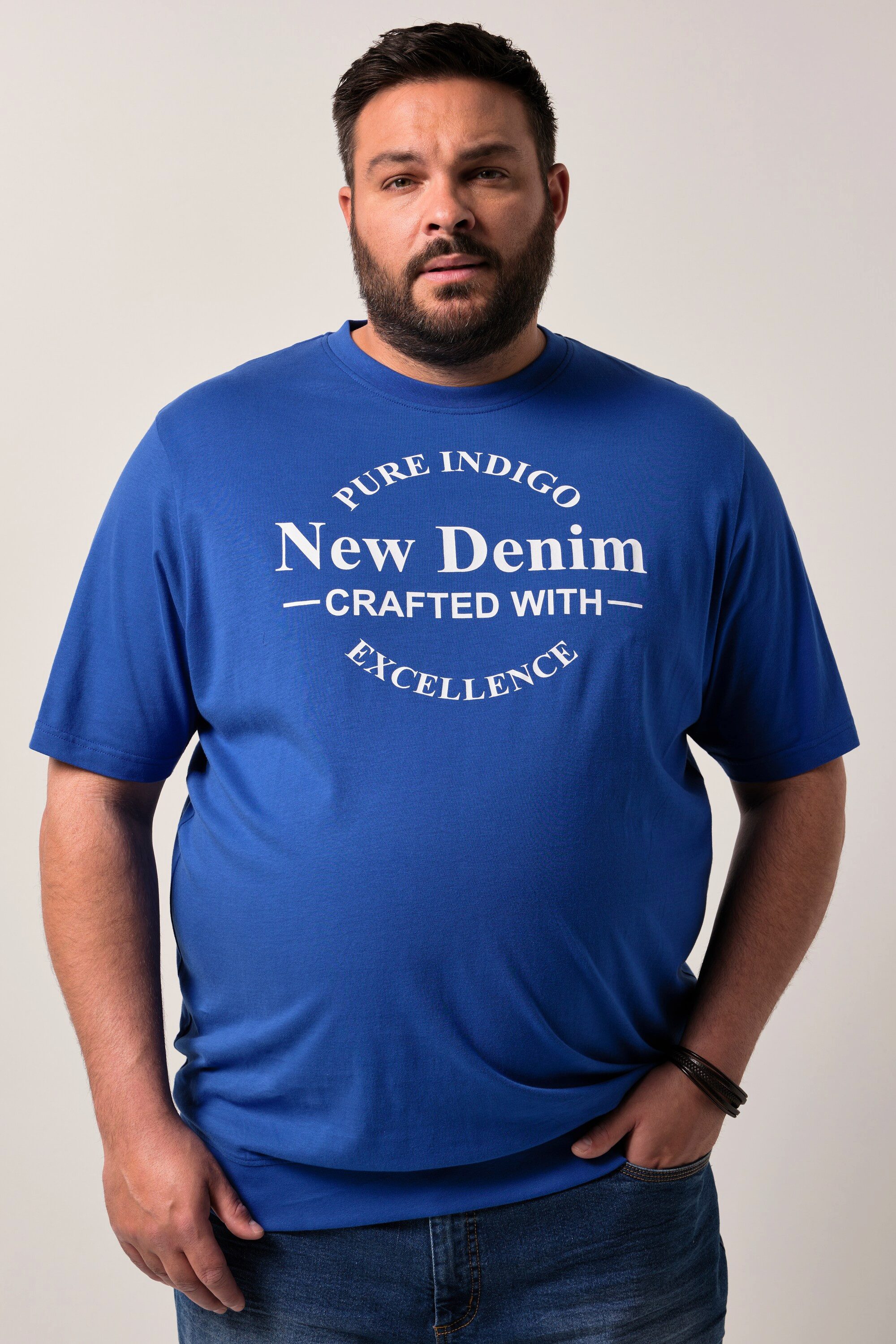 Men Plus T-Shirt Men+ T-Shirt Bauchfit günstig online kaufen