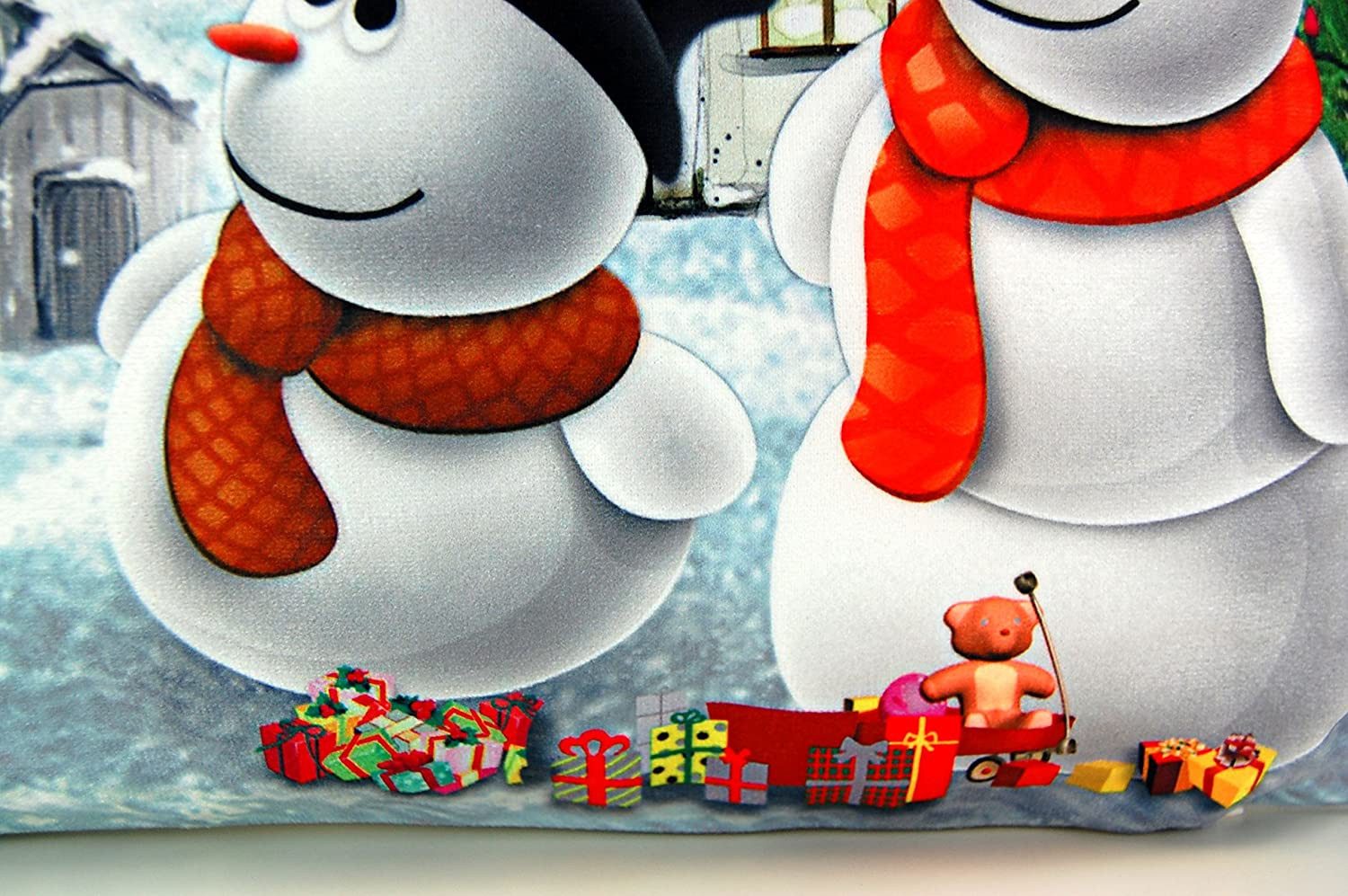 texpot Tischdecke Tischläufer Druckmotiv Schneemänner Winter Weihnachtstischdecke (1-tlg)