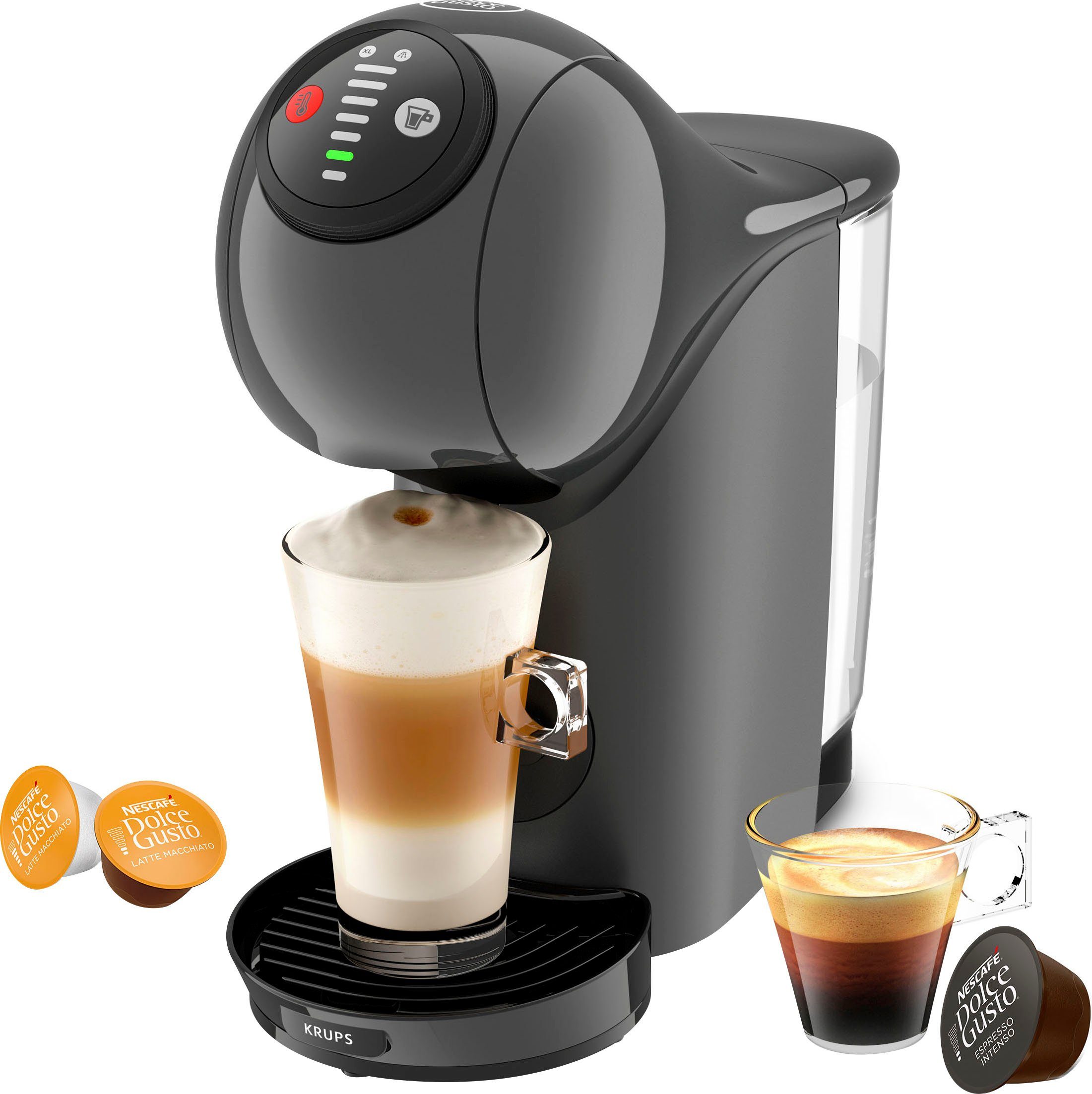 NESCAFÉ® KP243B Gusto® 15 Kapselmaschine Hochdruck ultra-kompakt, Dolce Genio S, Bar,