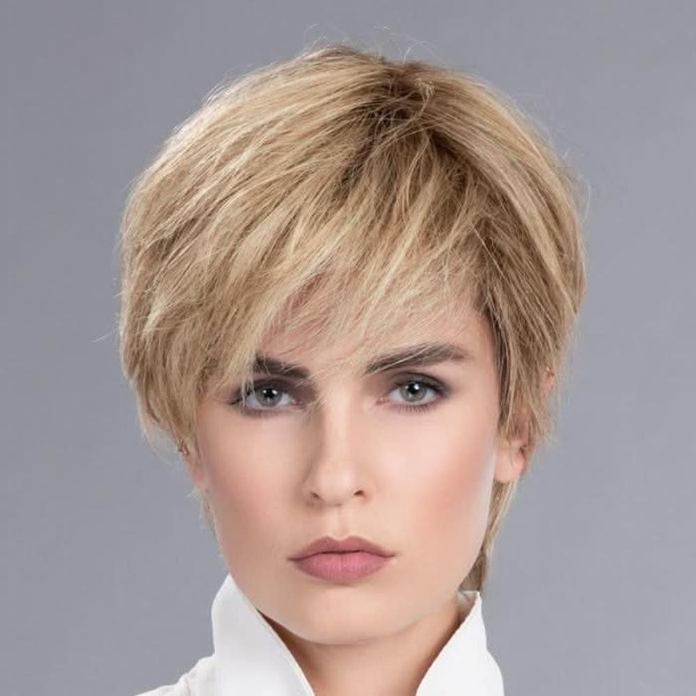 Ellen Wille Toupet Ellen Wille Value, Kurzer Remy-Echthaar-Topper, Lace Front, Monofilament, 16,5x16,5cm