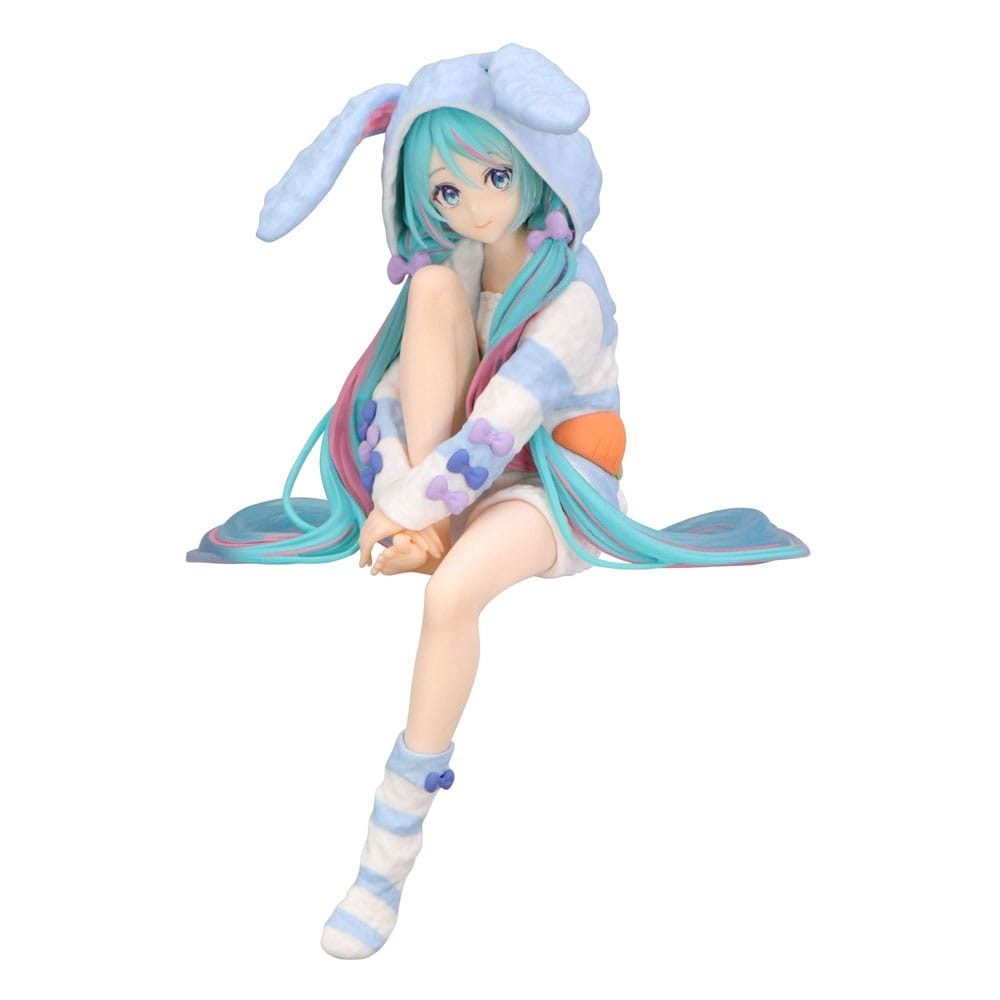 FuRyu Merchandise-Figur Hatsune Miku Noodle Stopper Rabbit Ear Hood Pajama Blue Color Ver.