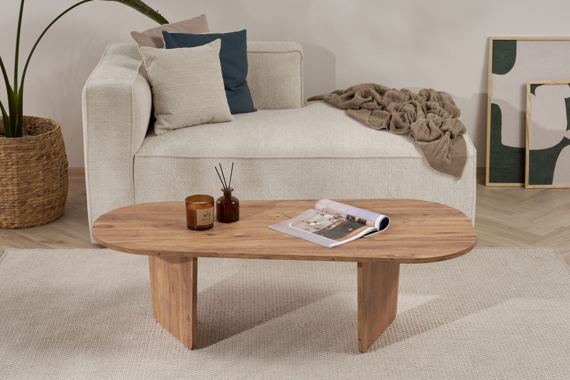 Skye Decor Couchtisch Ovalis (1 Tisch), Ovale Tischplatte günstig online kaufen