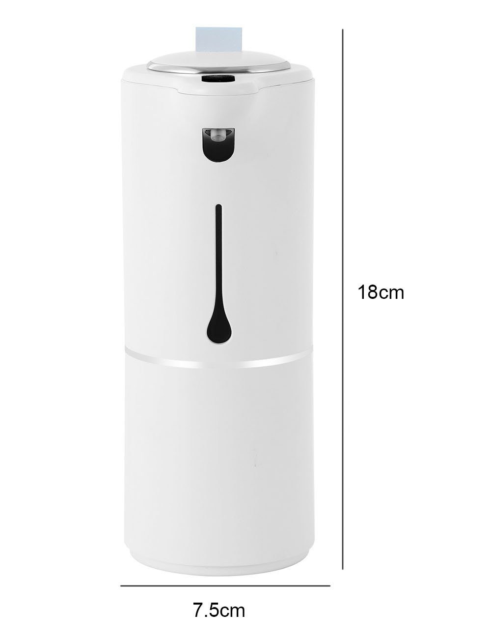 Seifenspender, 280ml,USB Seifenspender Wiederaufladbar,Wasserdicht HAMÖWO Automatischer