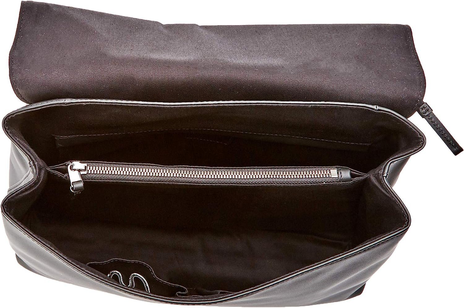 BREE Schultertasche Issia 2, Black, Shoulder Bag W18 Schwarz, echt Leder