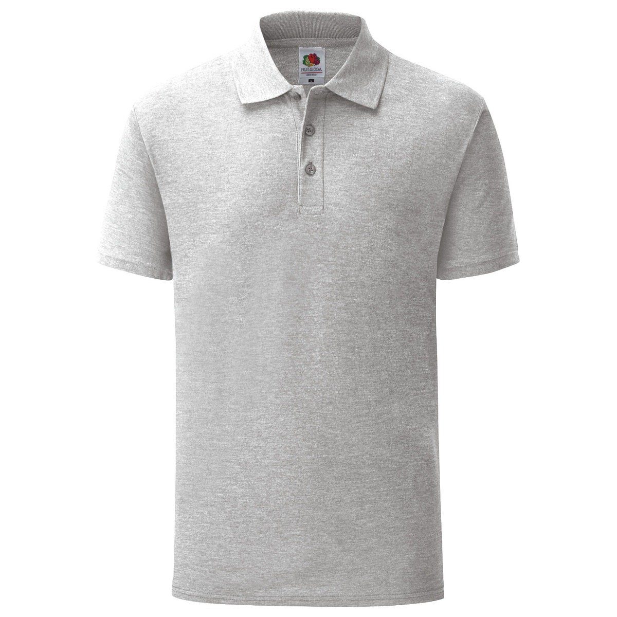 Fruit of the Loom Poloshirt Fruit of the Loom 65/35 Tailored Fit graumeliert