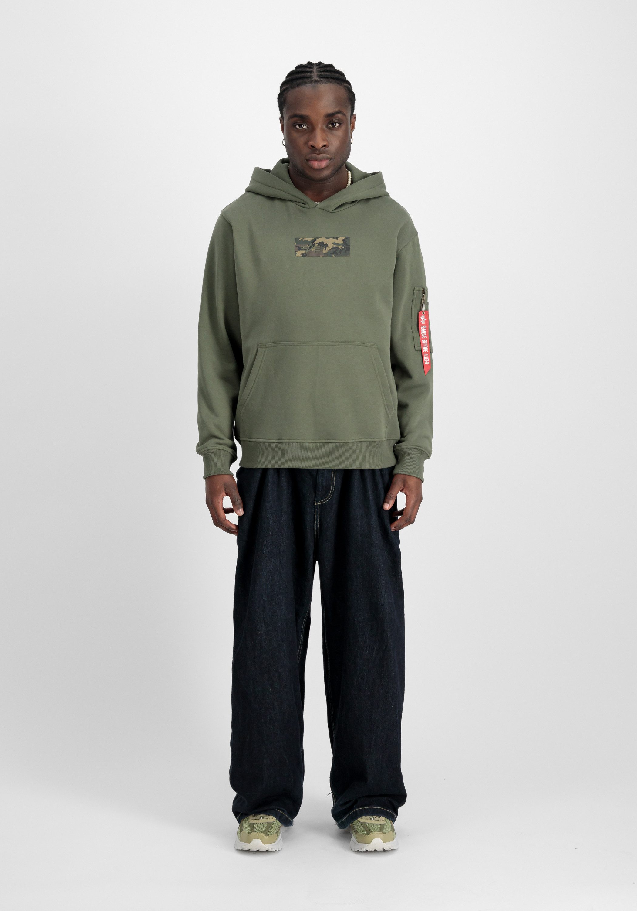 Alpha Industries Hoodie Camo Panel Hoodie