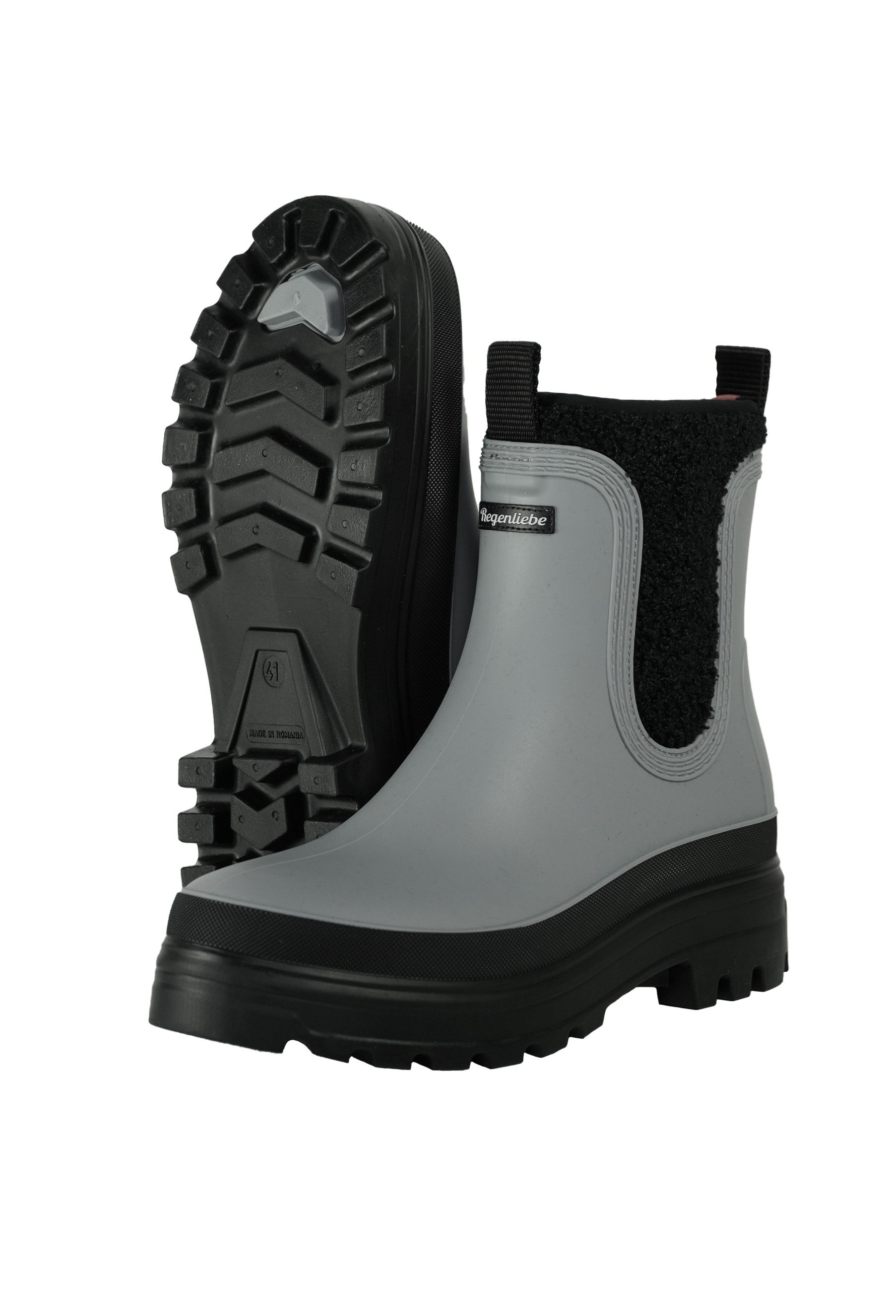 Regenliebe Wölkchen Gummistiefel angenehme und wärmende Stiefelsocke