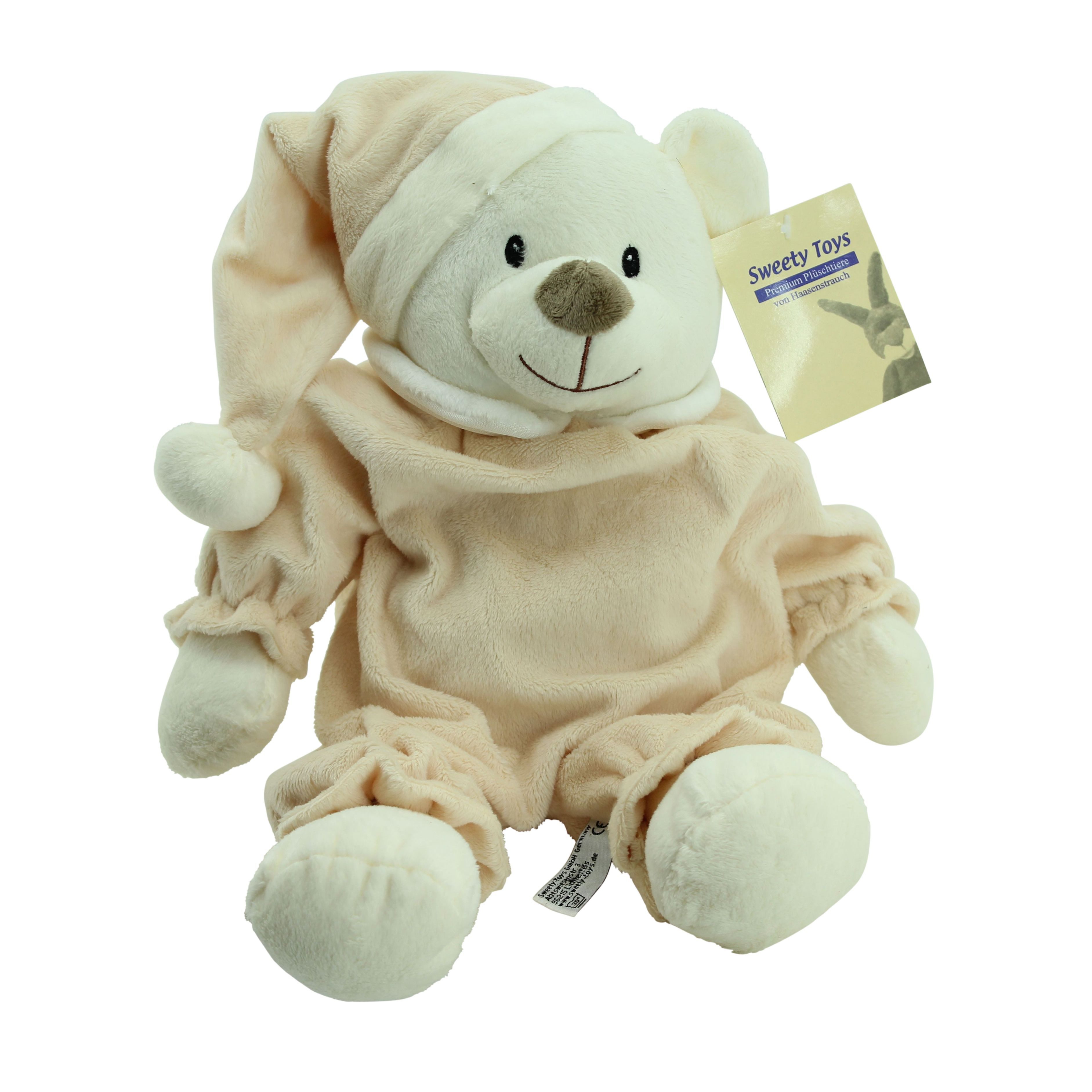 Sweety-Toys Kuscheltier Sweety-Toys 5826 Schlafbär Sleepy Kuschelbär Teddy ca.40cm hellbraun