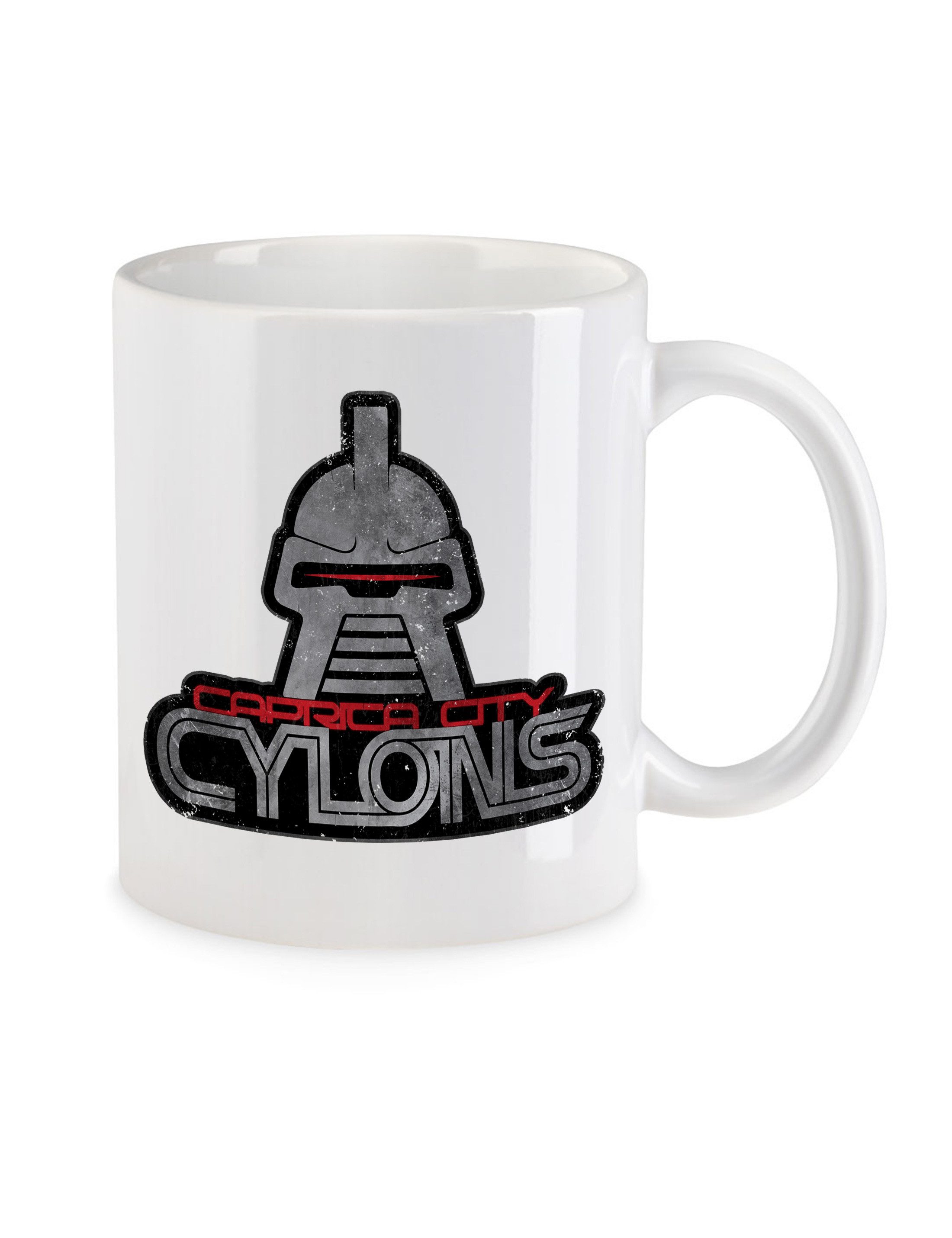 Urban Backwoods Tasse Caprica City Cylons Kaffeetasse TV Kampfstern Series Galactica Serie, 1-tlg., Keramik, Battlestar SciFi Cylons Zylonen