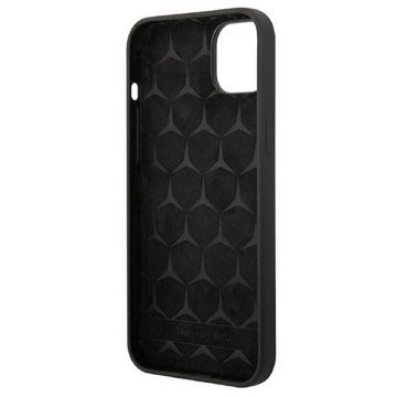 Mercedes Handyhülle Case iPhone 14 Plus Silikon schwarz Stern Logo