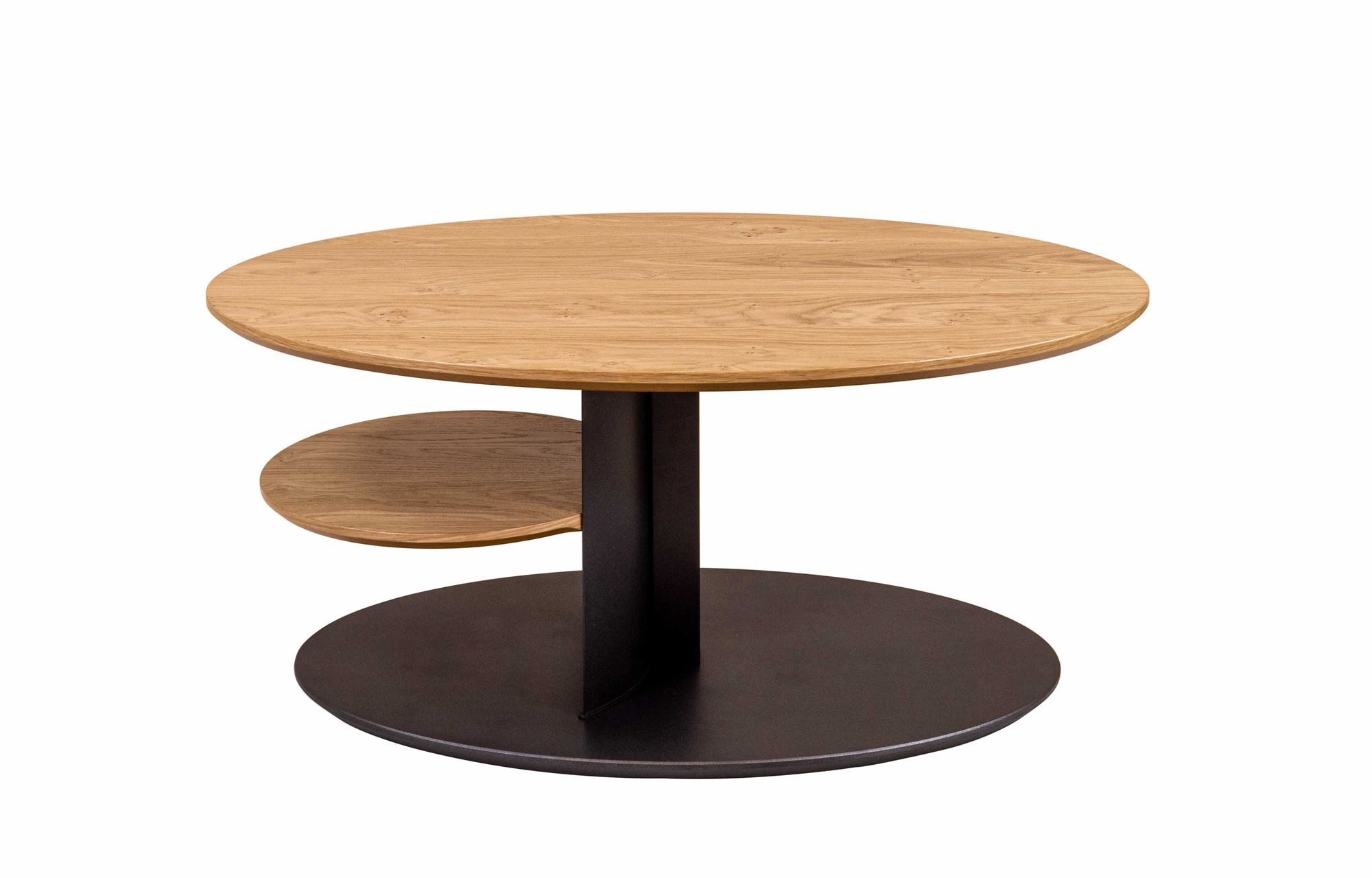 58 aufm Kessel Couchtisch Funktionstisch Collie 95x47x65 Metall+Furnier Anthrazit/Wildeiche (inkl. Lieferung bis in die Wohnung, 1-St., Lieferung bis Verwendungsstelle), stufenlos höhenverstellbar Tischplatte Massivholzfurnier auf Rollen