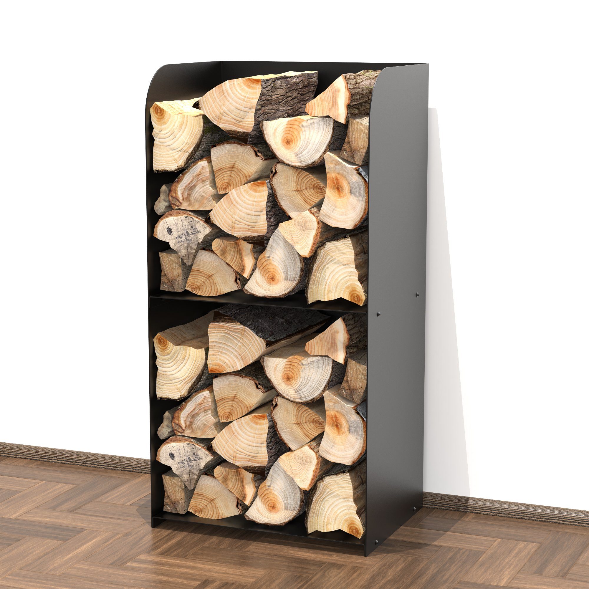 tuning-art Kaminholzregal KR07 Brennholzregal Kaminholzständer Innen Außen günstig online kaufen