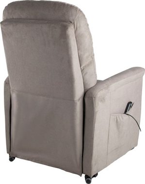 Duo Collection TV-Sessel Whitehorse XXL bis 150 kg belastbar, mit elektrischer Aufstehhilfe, Relaxfunktion und Taschenfederkern mit Stahlwellenunterfederung