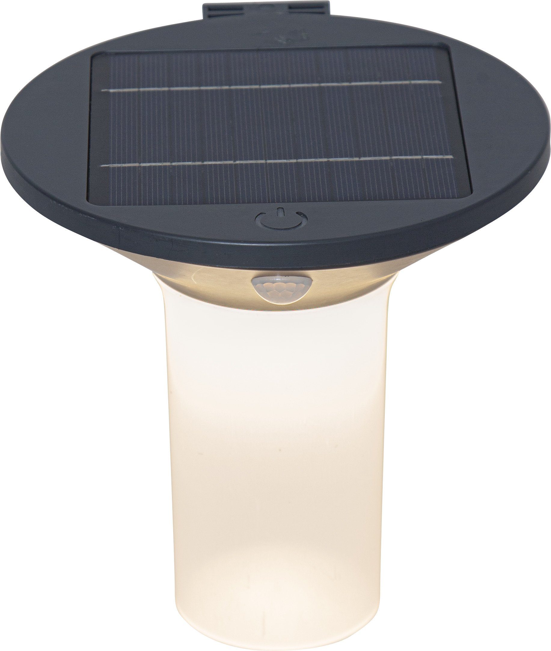 STAR TRADING Außen-Wandleuchte LED-Solar-Wandleuchte"Valta" mit Bewegungssensor
