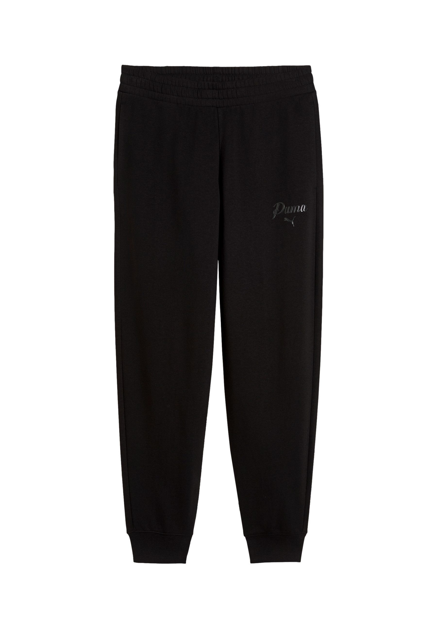 PUMA Sweathose Sweathose ESS SCRIPT Comfort Jogginghosen (1-tlg)