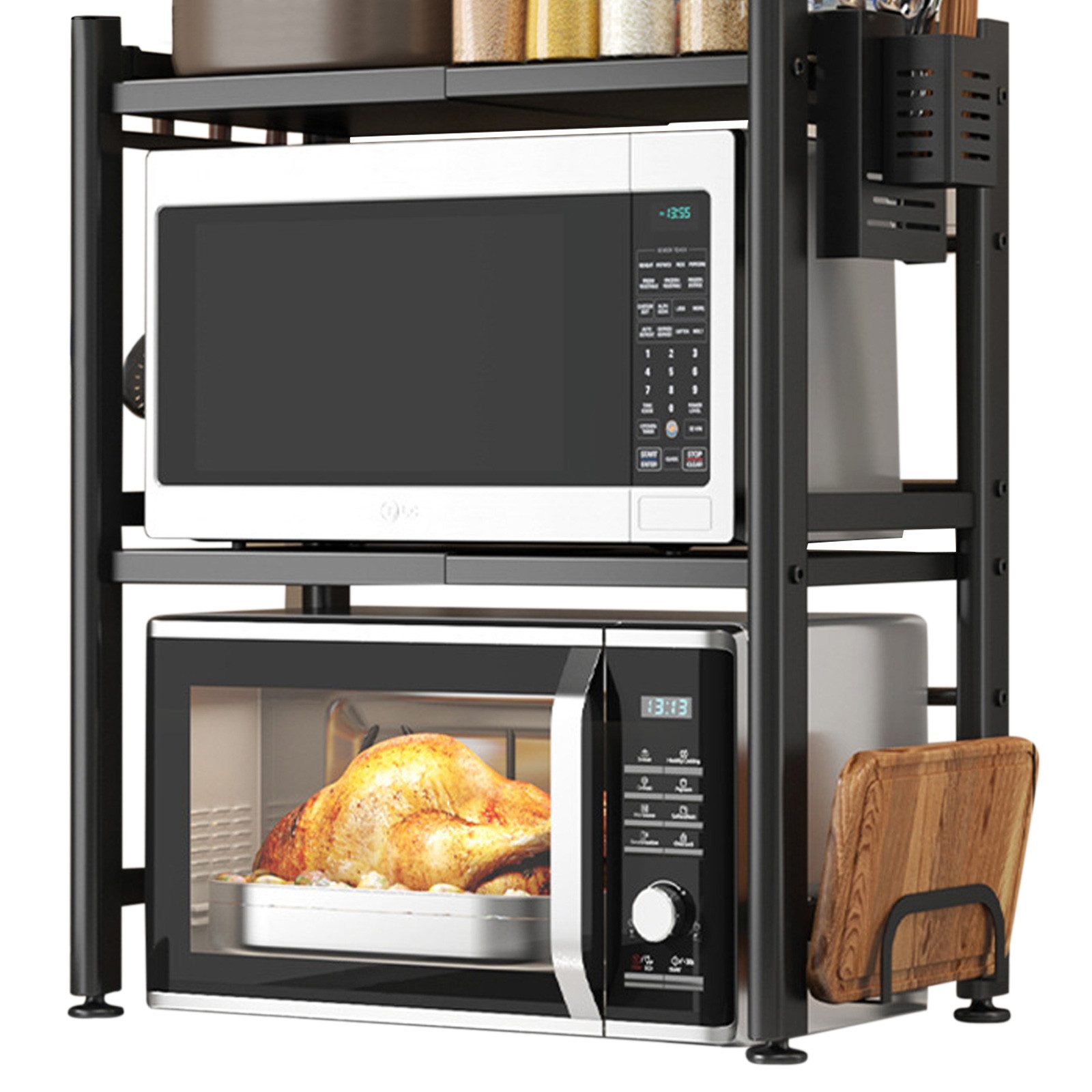 TWSOUL Küchenregal Mikrowellen Regal, Flexibel Ausziehbar von 40-64cm, mit günstig online kaufen