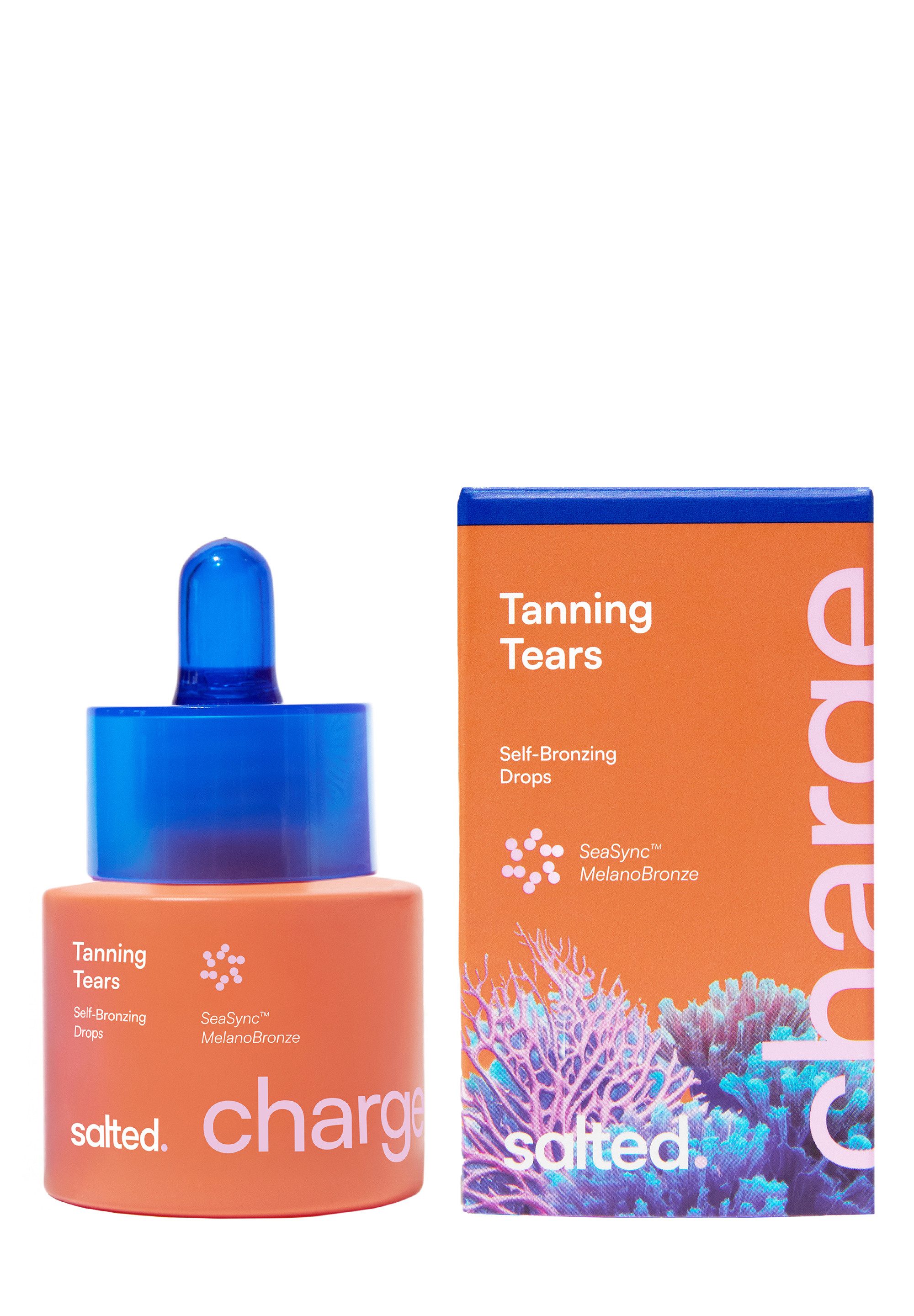 salted. Gesichtsserum Tanning Tears, Self-Bronzing Drops, feuchtigkeitsspendend, ausgleichend, antioxodativ, natürliche Bräune