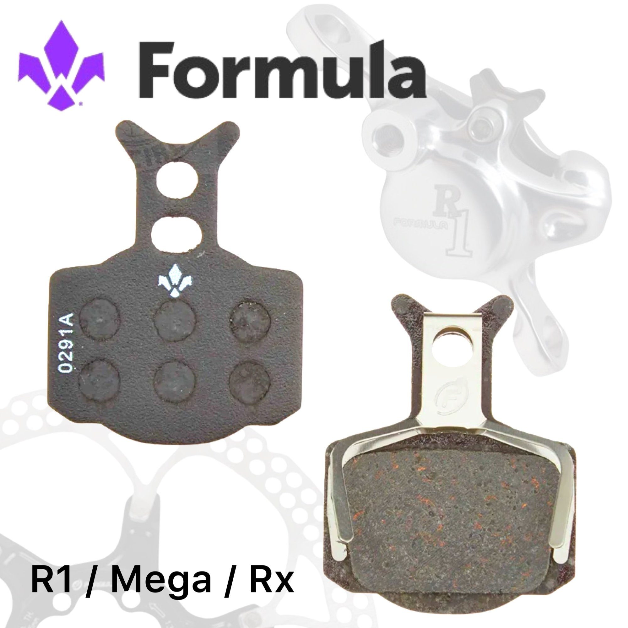 Formula Scheibenbremse Formula Scheibenbremsen Bremsbeläge RX / Mega R1 Kit organisch + Feder