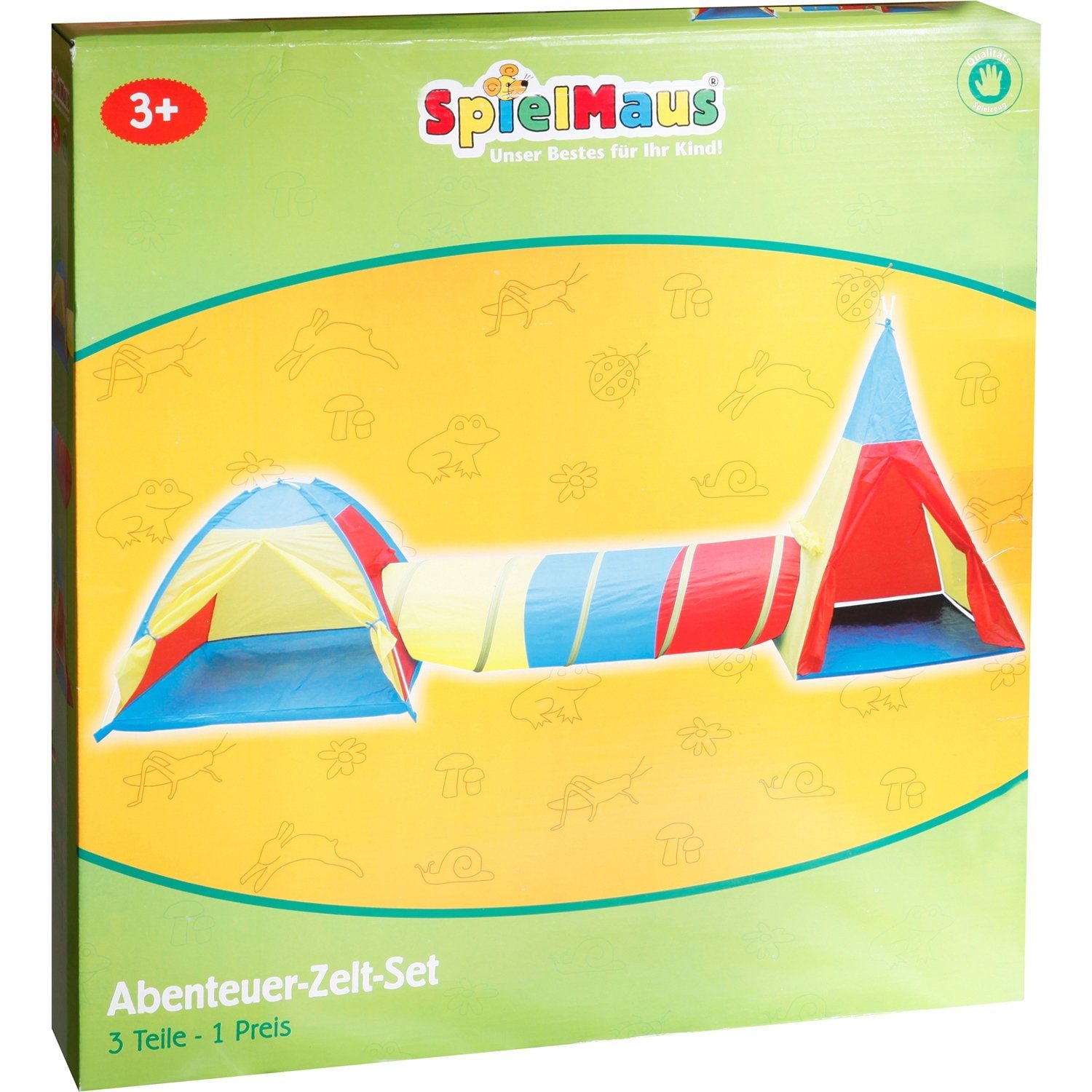 Vedes Spielzeug-Gartenset 71801730 SpielMaus Abenteuer-Zelt-Set