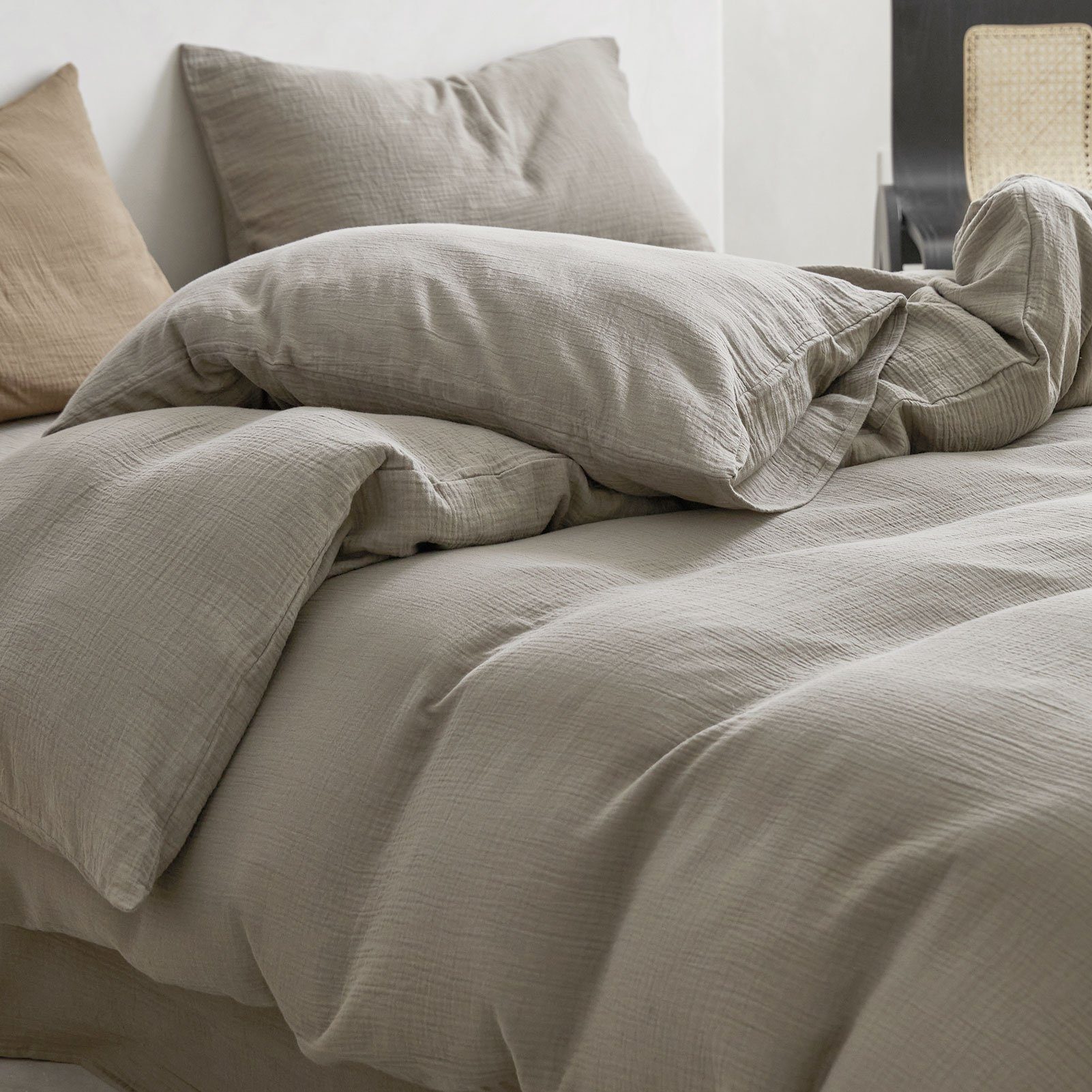 KEAYOO Kissenbezug Double Gauze Kissenhüllen Muslin, günstig online kaufen
