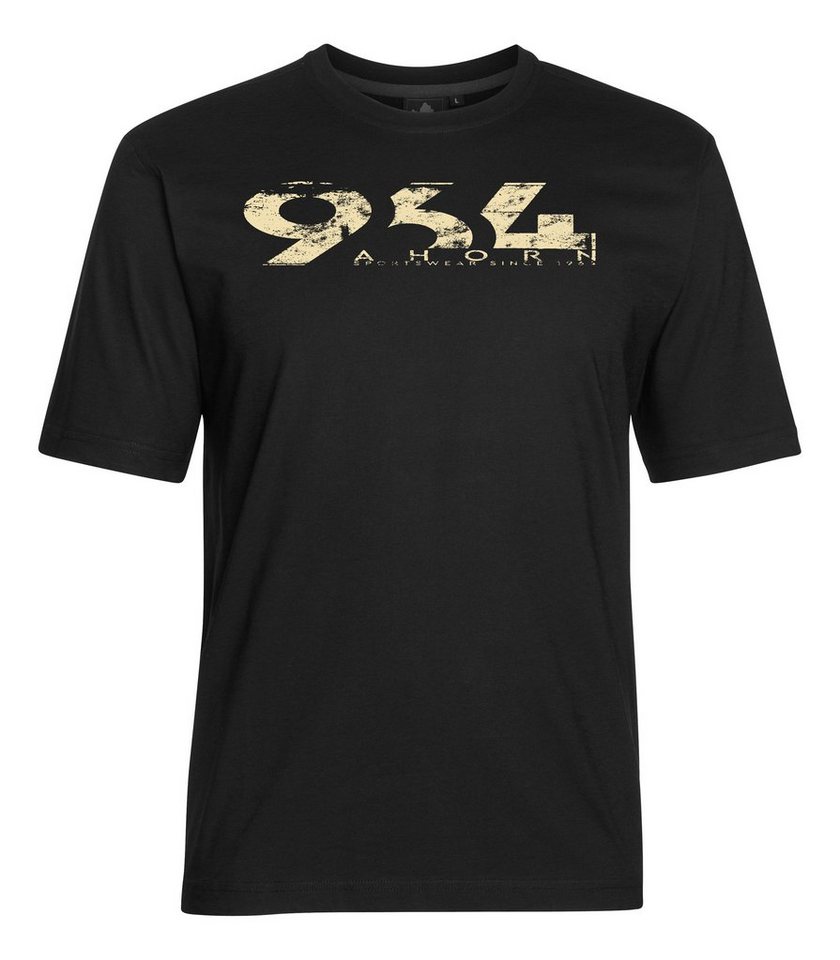 Print AHORN mit modischem SPORTSWEAR T-Shirt 964_EGGSHELL