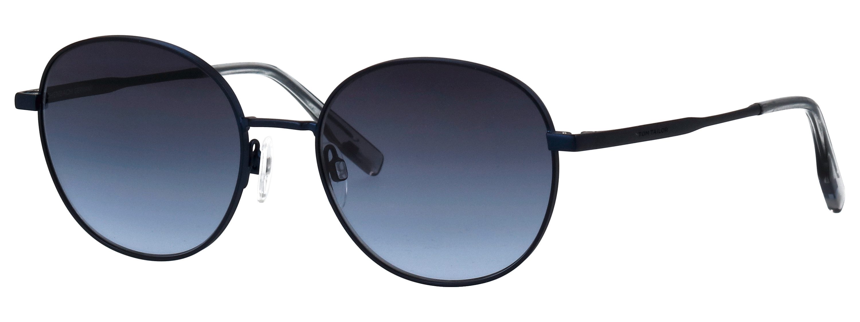 TOM TAILOR Sonnenbrille Modell 675000 Form Rund, Logoschriftzug auf Bügel, Metallfassung