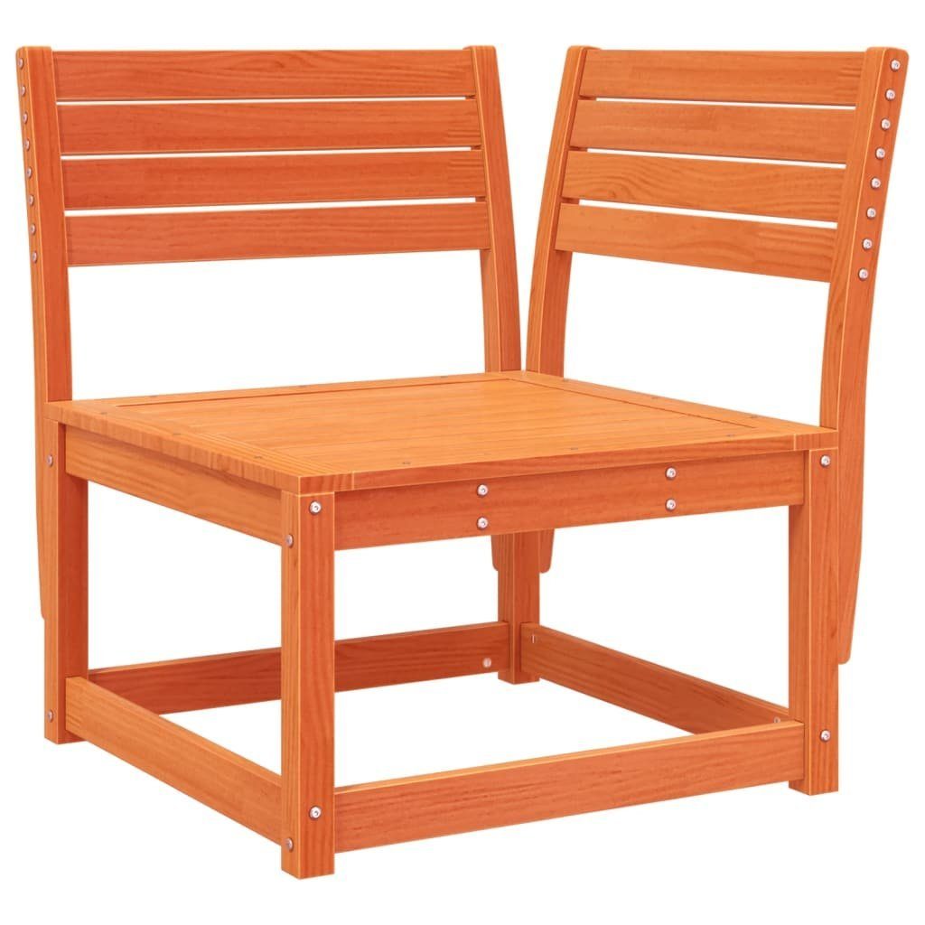 vidaXL Loungesofa Garten-Ecksofa Wachsbraun 73x73x78 cm Massivholz Kiefer