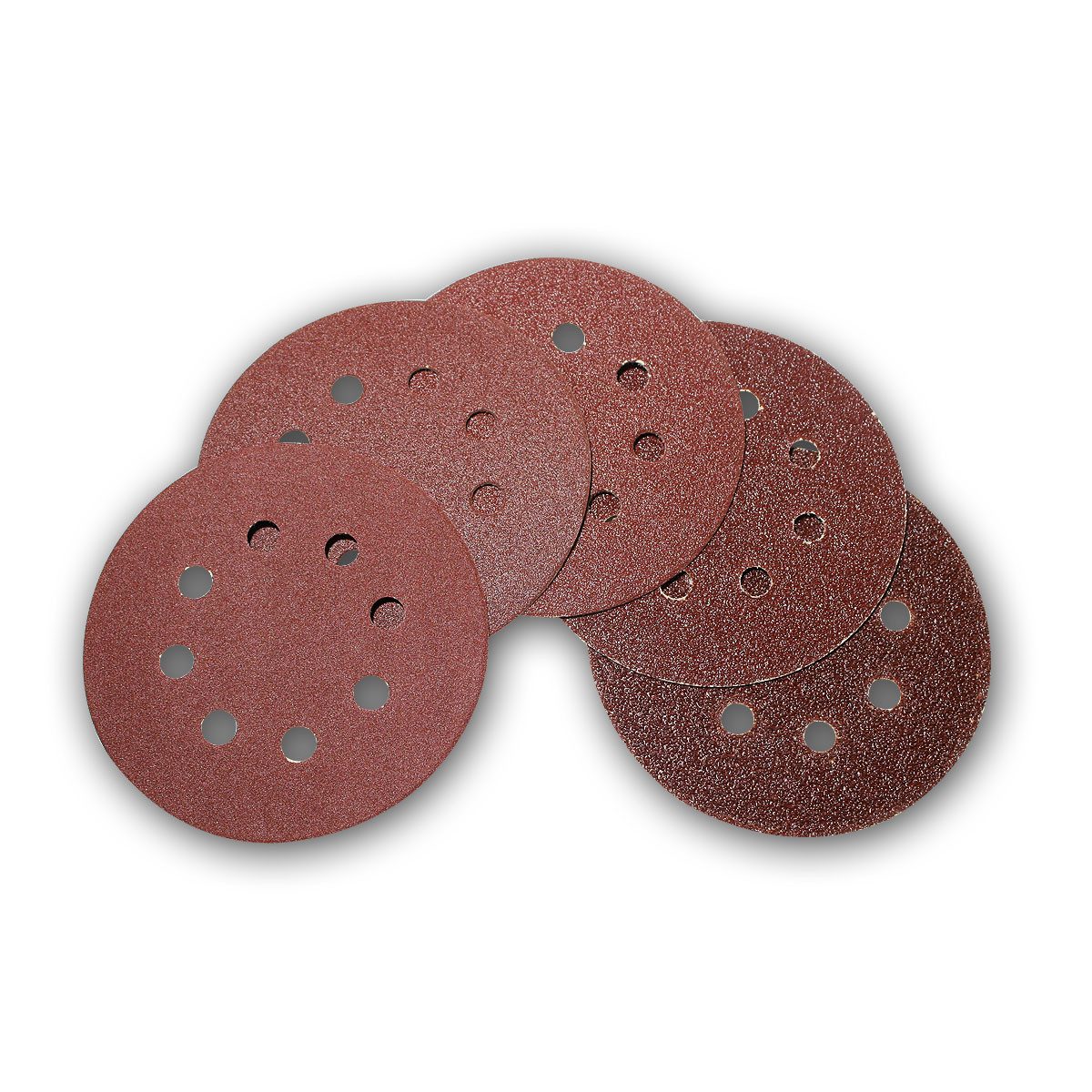 world-trading-net Schleifscheibe 100er Pack Schleifscheiben Ø125mm, 5 Körnungen