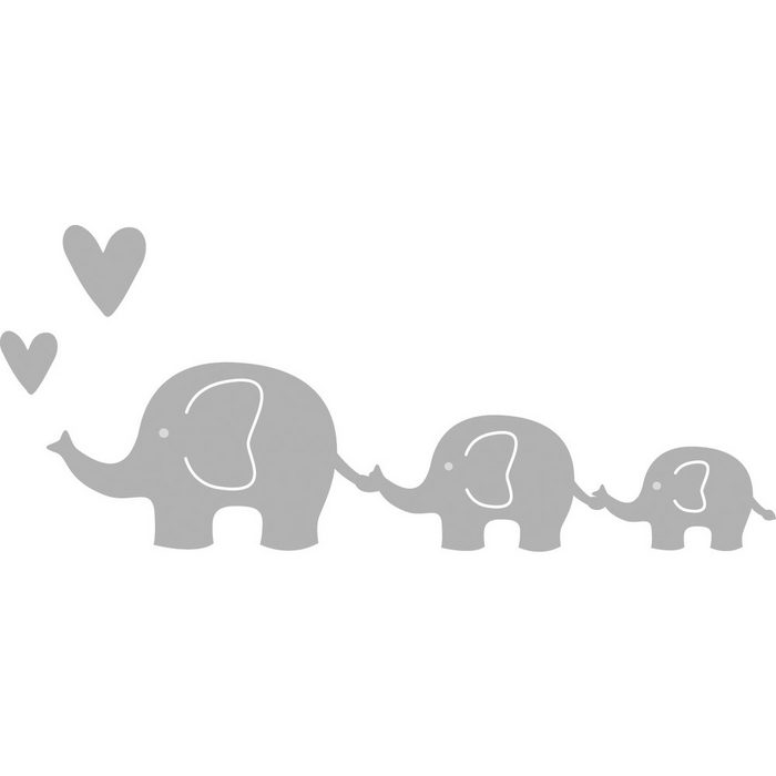 Rayher Motivschablone Elefantenfamilie 2 Teile