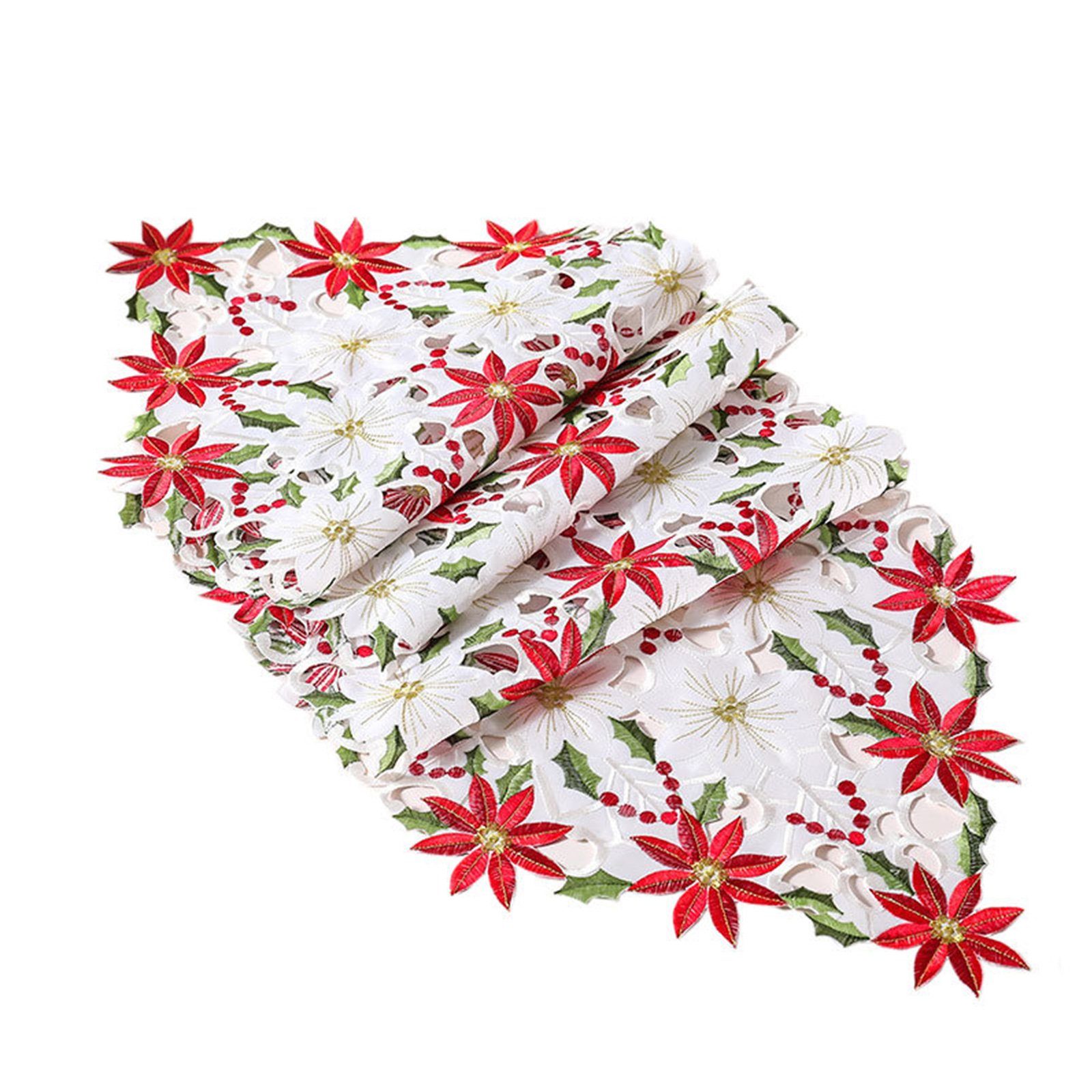 OKWISH Tischläufer Weihnachtstischläufer Tischwäsche Weihnacht Deko günstig online kaufen