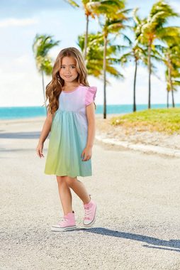 KIDSWORLD Jerseykleid für kleine Mädchen mit kleinen Flügelärmeln