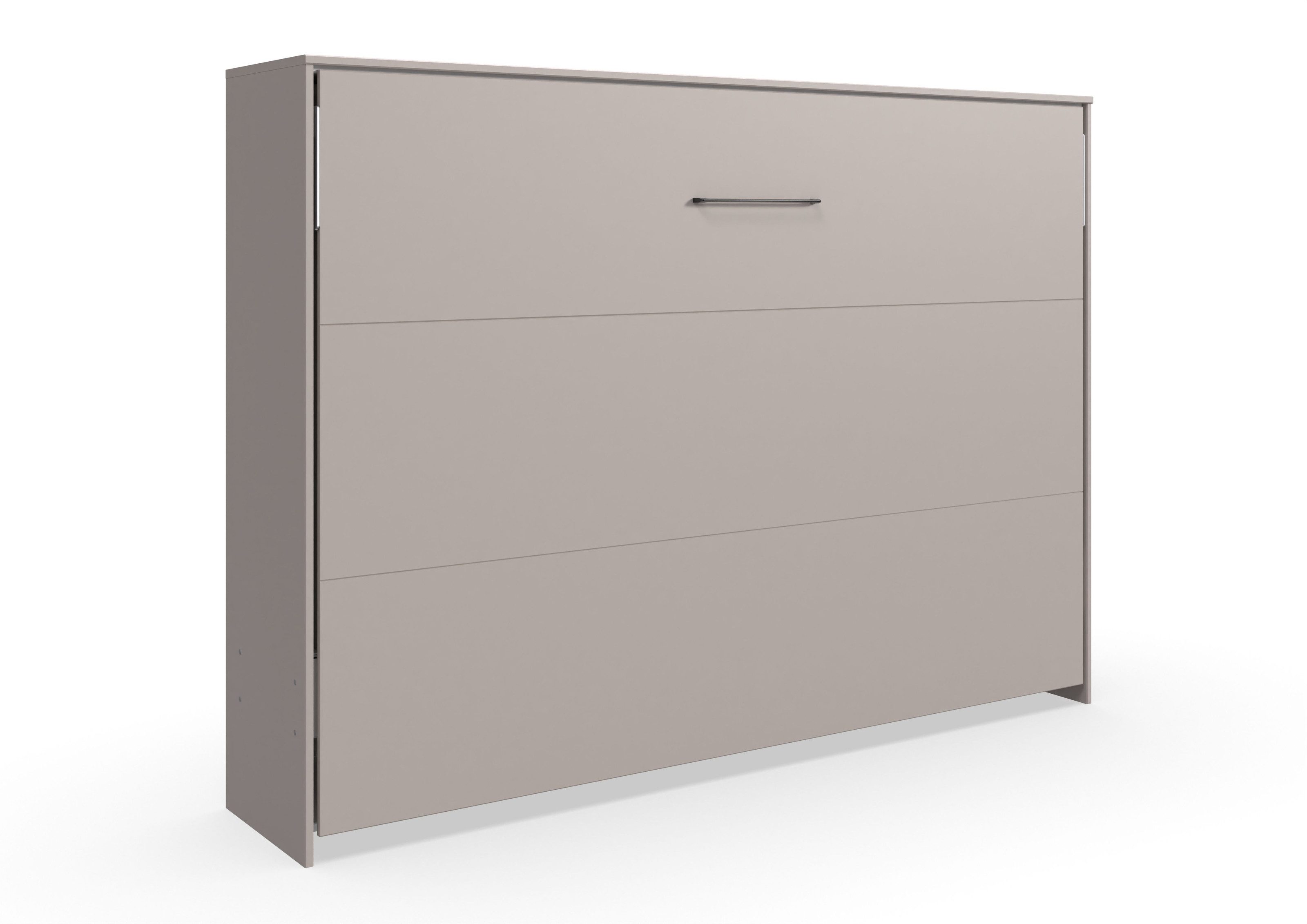 freiraum Schrankbett BAHAMAS Liegefläche 140x200cm, SAHARAGRAU - 212x154x43cm (BxHxT)