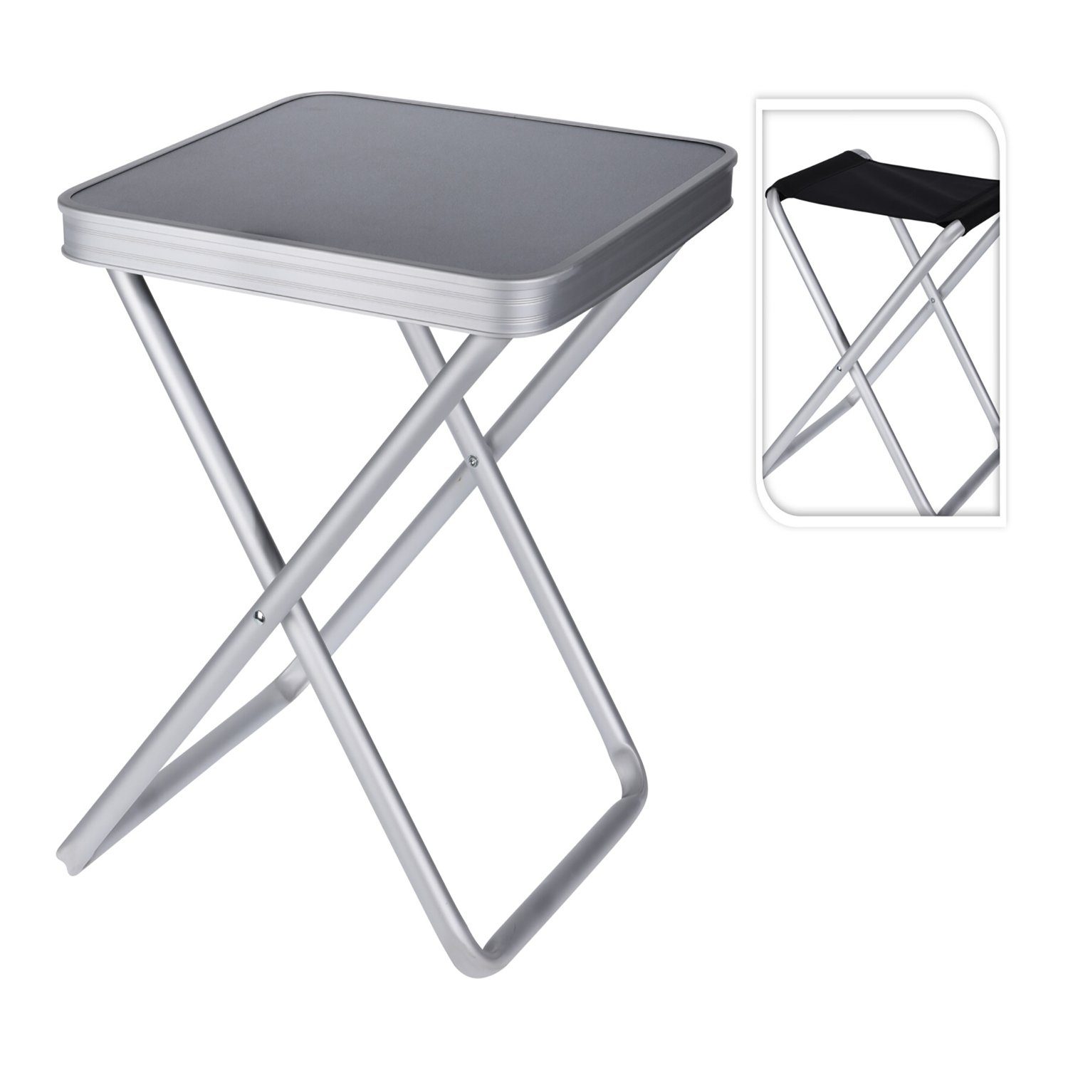 Mojawo Campingtisch 2in1 Campingtisch Campinghocker Campingstuhl günstig online kaufen