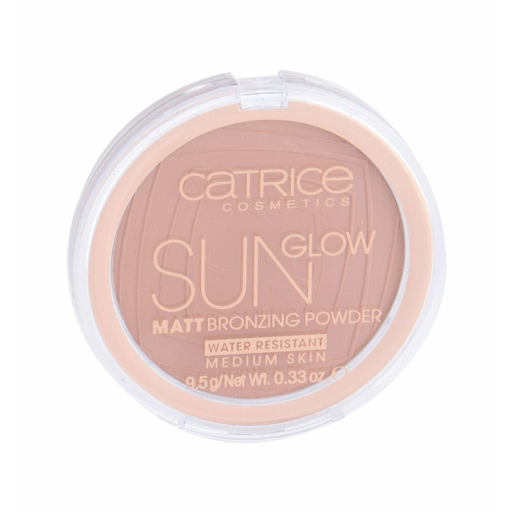 Catrice Puder Catrice Sun Glow Matt Bronzing Powder 030 Medium Bronze  9,5gr, langanhaltend, abdeckend, mattierend, feuchtigkeitsspendend,  natürlich