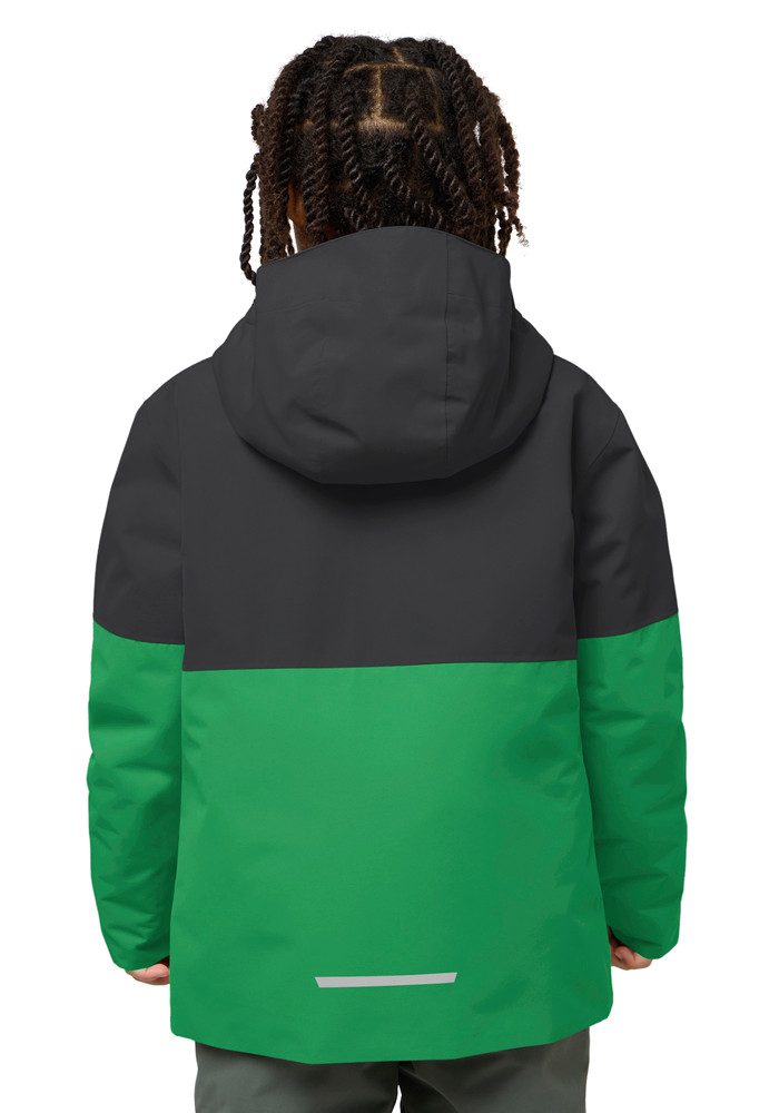 Jack Wolfskin Funktionsjacke TERRAVIEW 2L JKT M fest verbundene Kapuze, 2 Eingrifftaschen, 1 Innentasche