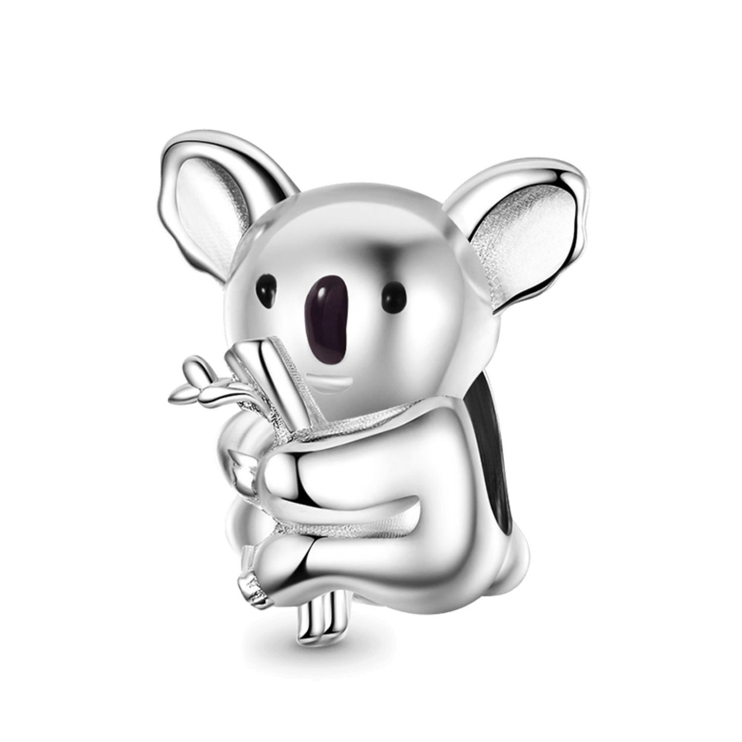 Gnoce Bead Gnoce Charm süßer Koala FSC048 Silber