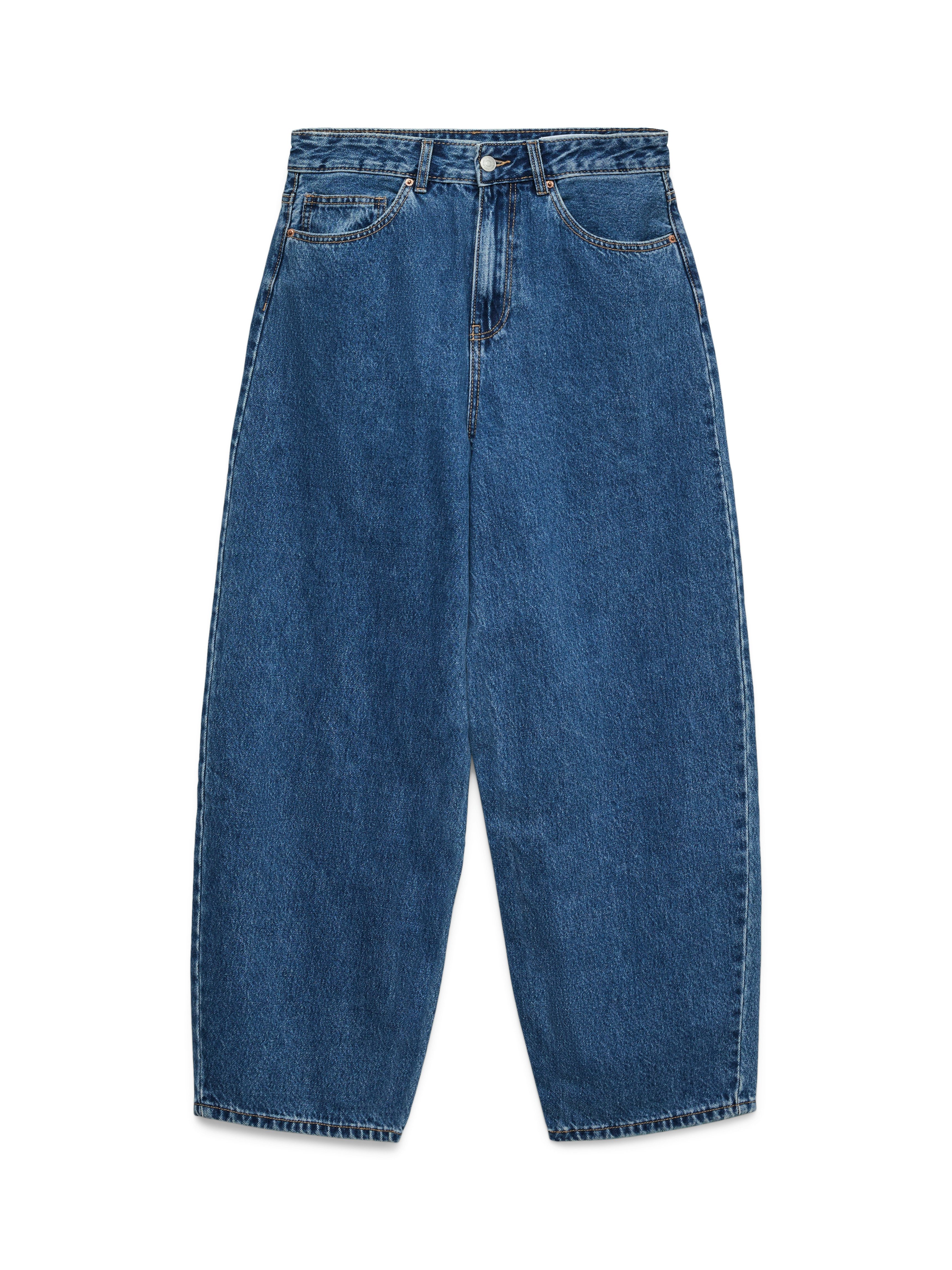Mom-Jeans VMBILLIE HR BARREL ANK JEANS LI3142 NOOS