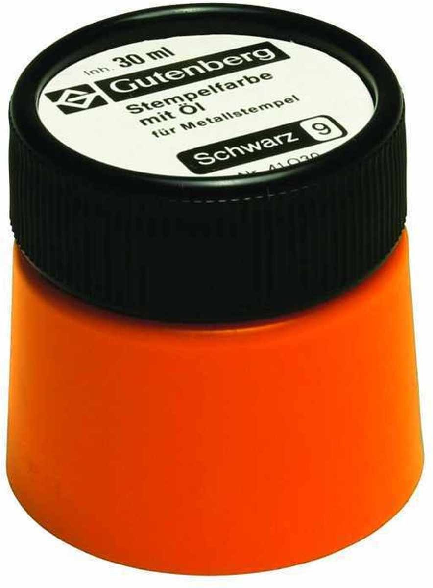Stempel Stempelfarbe mit Öl 30ml schwarz