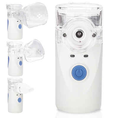 Clanmacy Mini-Inhalator Inhaliergerät Tragbarer Baby-Inhalato Nano Zerstäuber Vernebler Mini-Inhalator, 2 Arten von Inhalationsmethoden