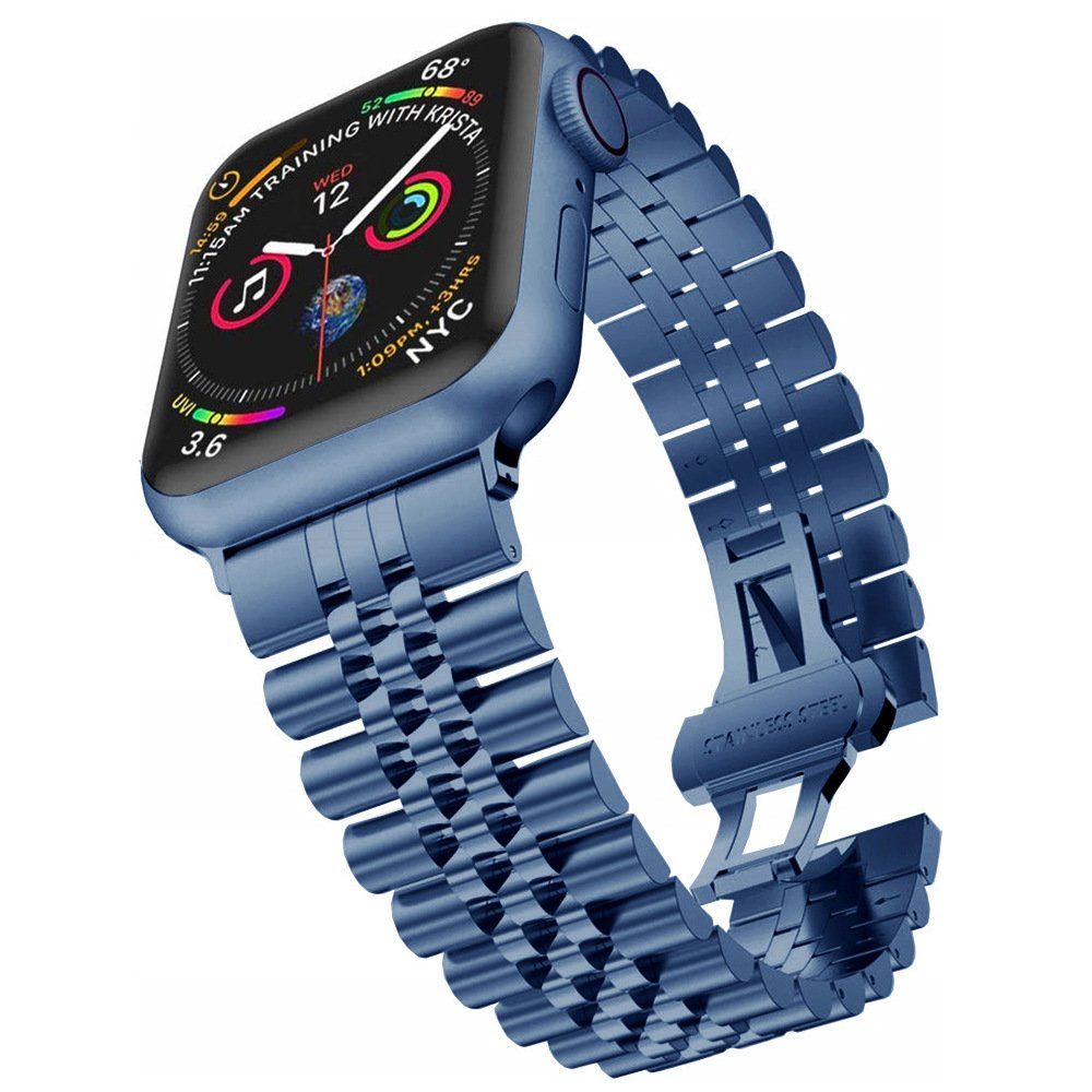 Series1-8 iWatch für FELIXLEO Watch Uhrenarmband 40/38mm Edelstahl Apple Band