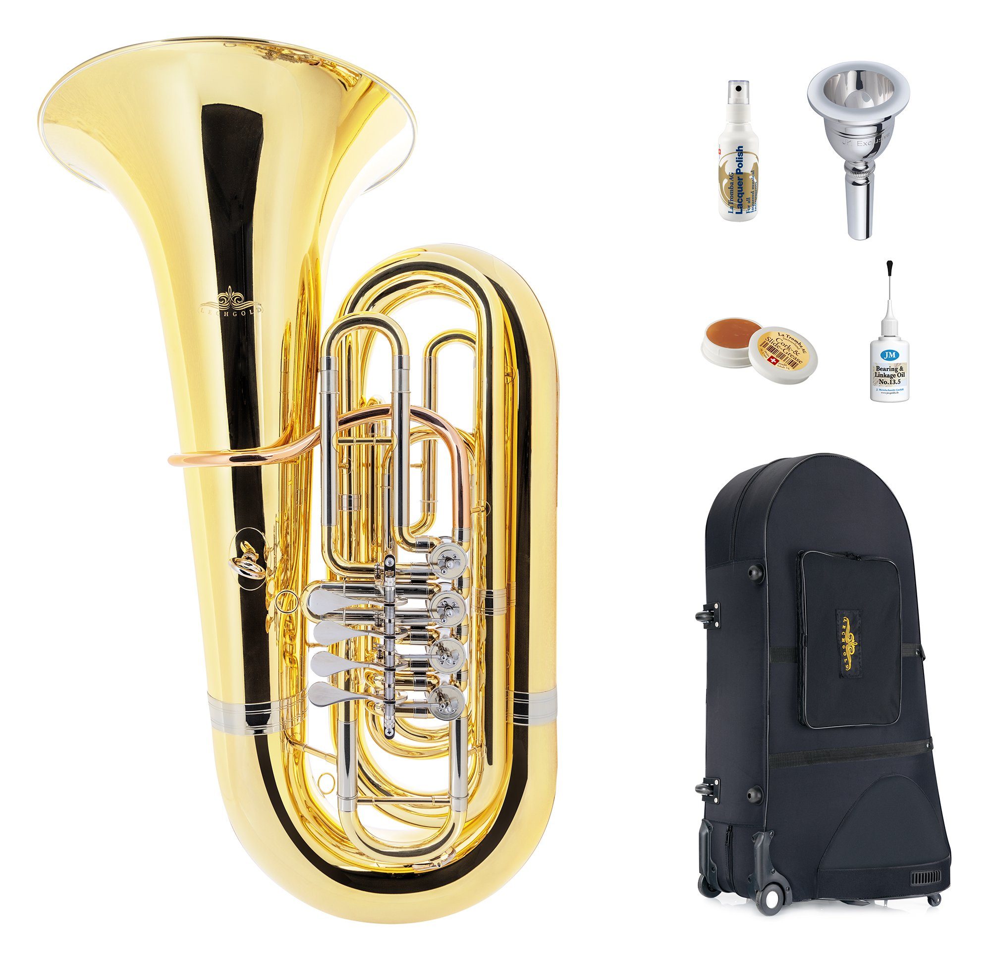 Tuba BT-18/4L Bb-Tuba - 4 Ventile - Material: Messing/Goldmessing