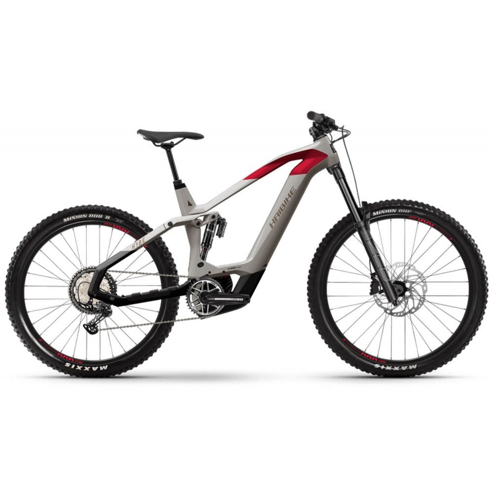 E-Bike HYBE 9 - GREY_RED, XL=50cm, 29/27.5 [Fully] - GREY_RED