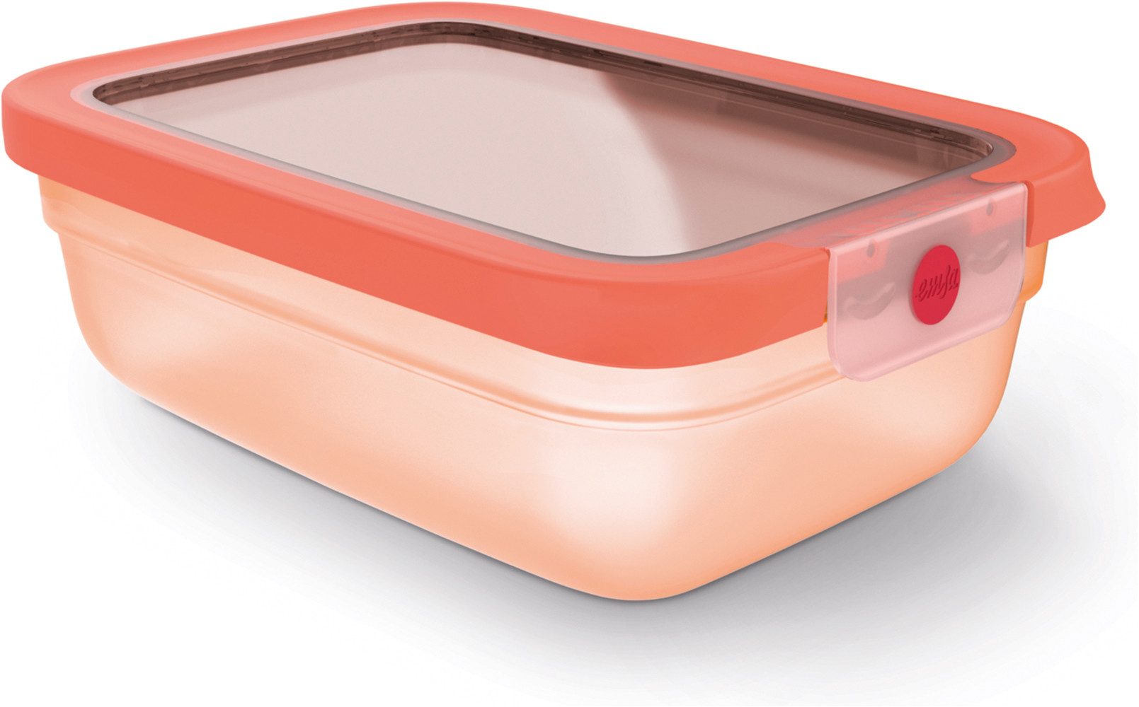 Emsa Frischhaltedose oneClick, Polyprophylen (PP), (1-tlg), verschlossen mit nur 1 x Klick, 100% dicht, made in Germany