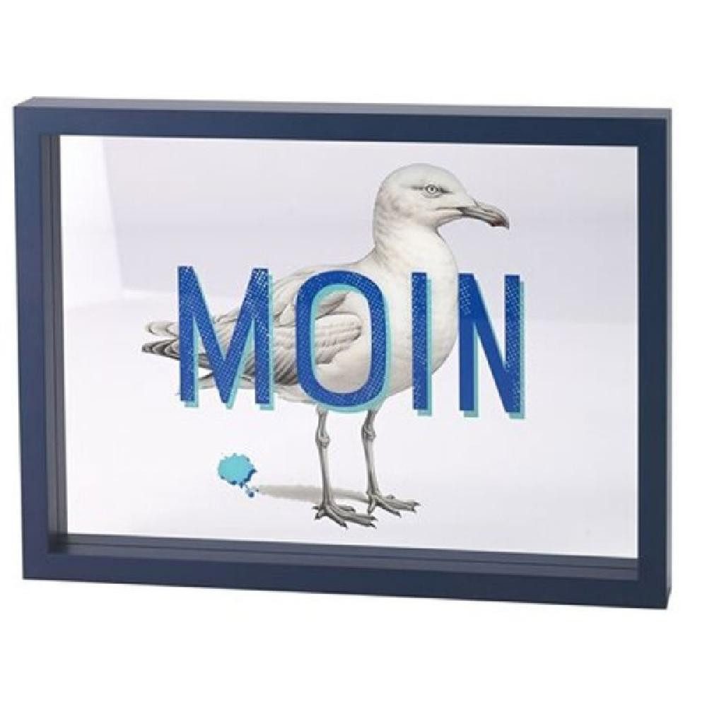 Giftcompany Wanddekoobjekt Glasbild Love Frames Möwe günstig online kaufen