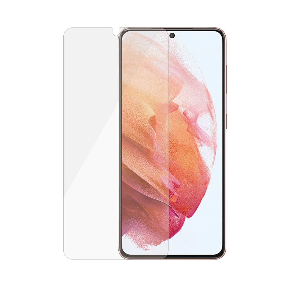Displayschutzglas E2E Samsung Galaxy S21 5G, CF, Antibakt, Black