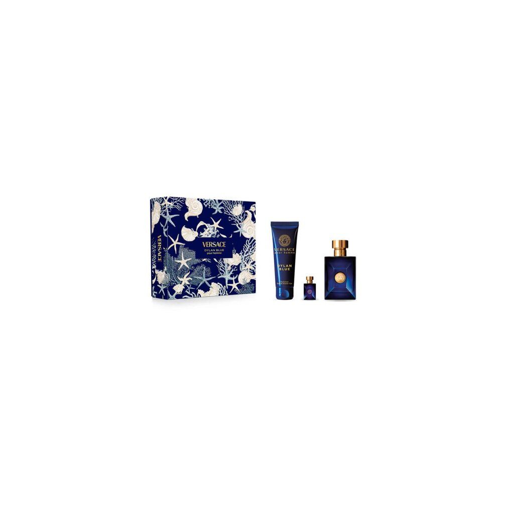 Versace Eau de Toilette Pour Homme Dylan Blue Gift Set 100ml EDT + 150ml Shower Gel + 5ml EDT